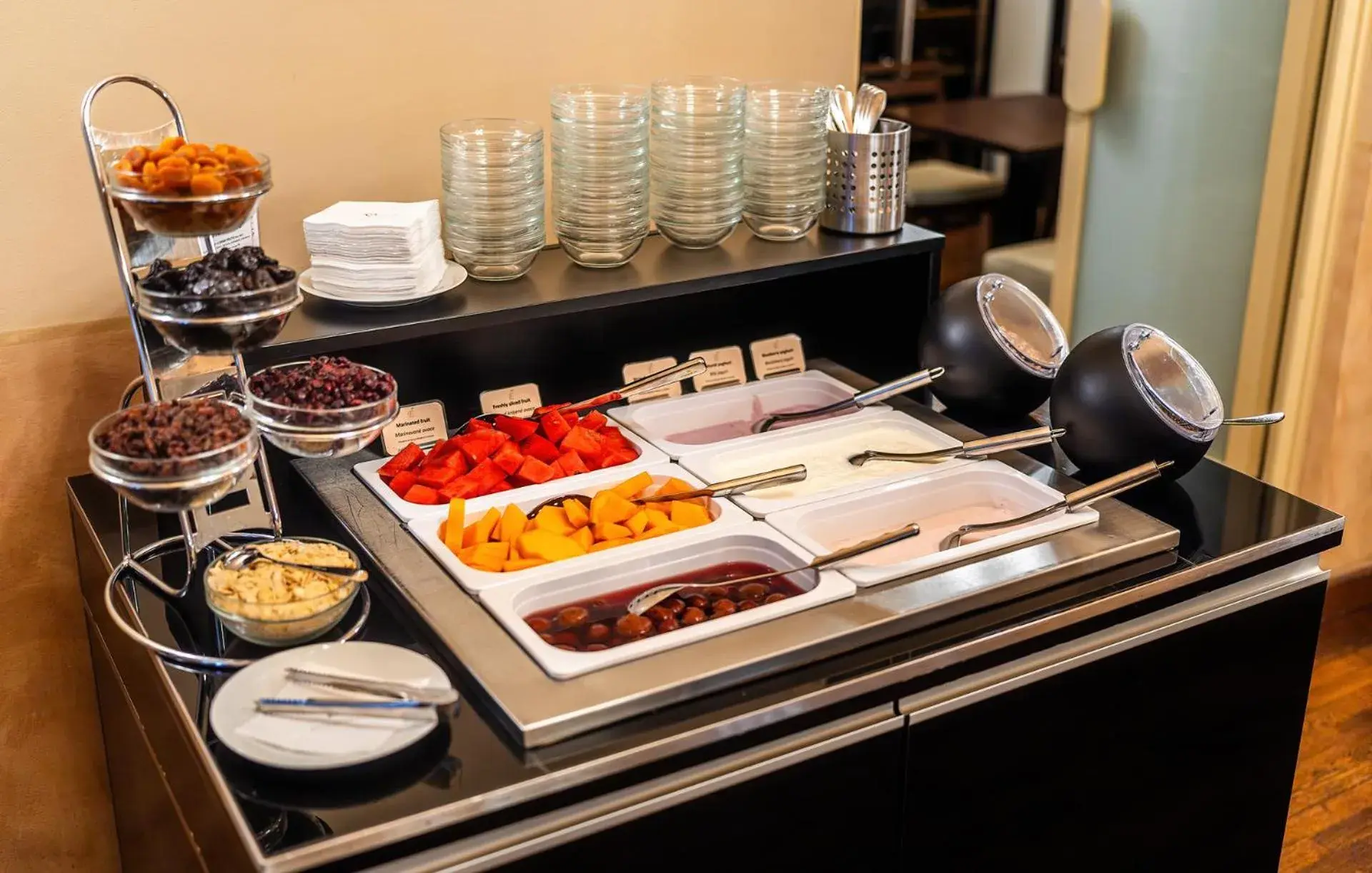 Buffet breakfast in Hotel Elite Prague Buffet breakfast in Hotel Elite Prague