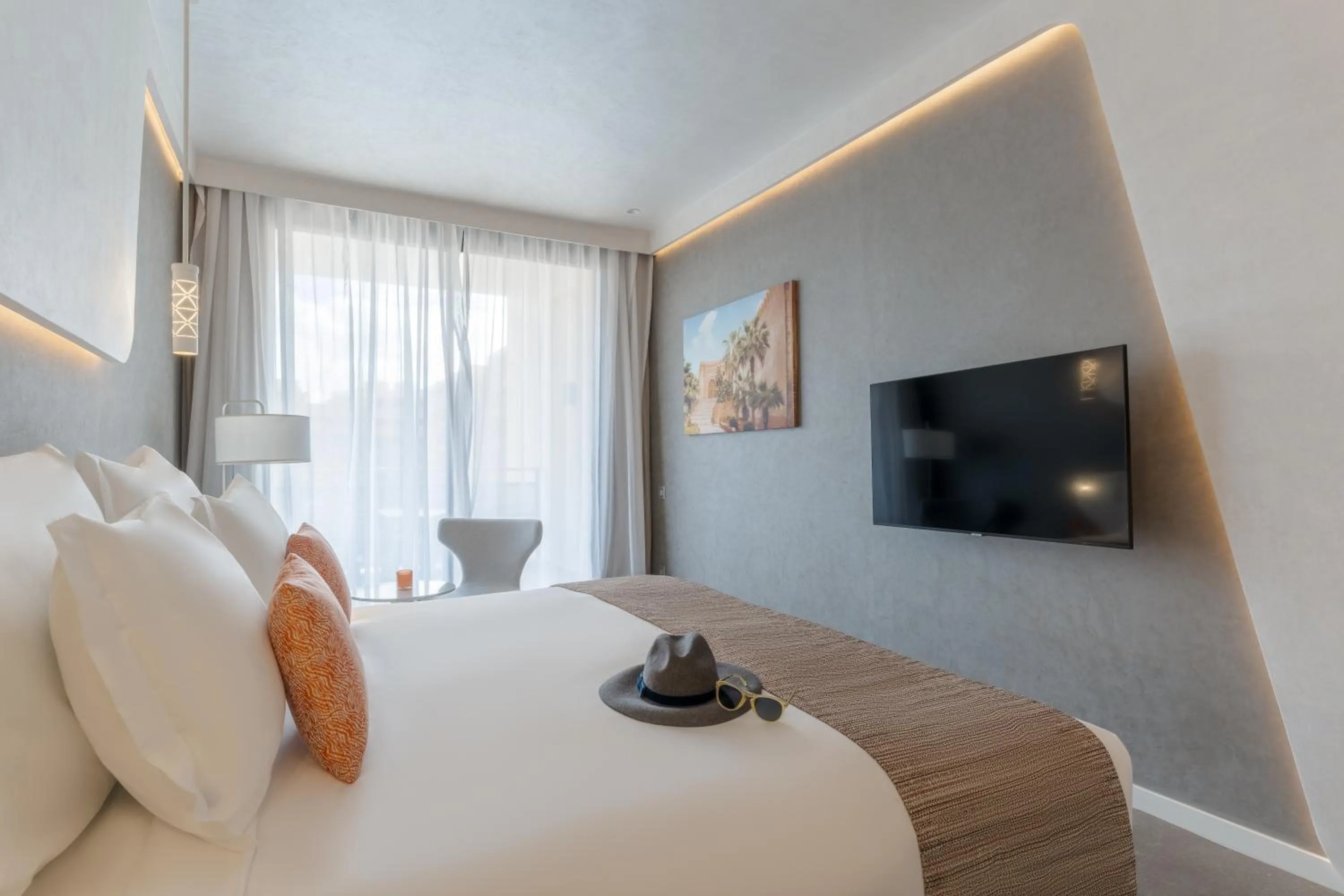 Bedroom, Bed in Pestana CR7 Marrakech