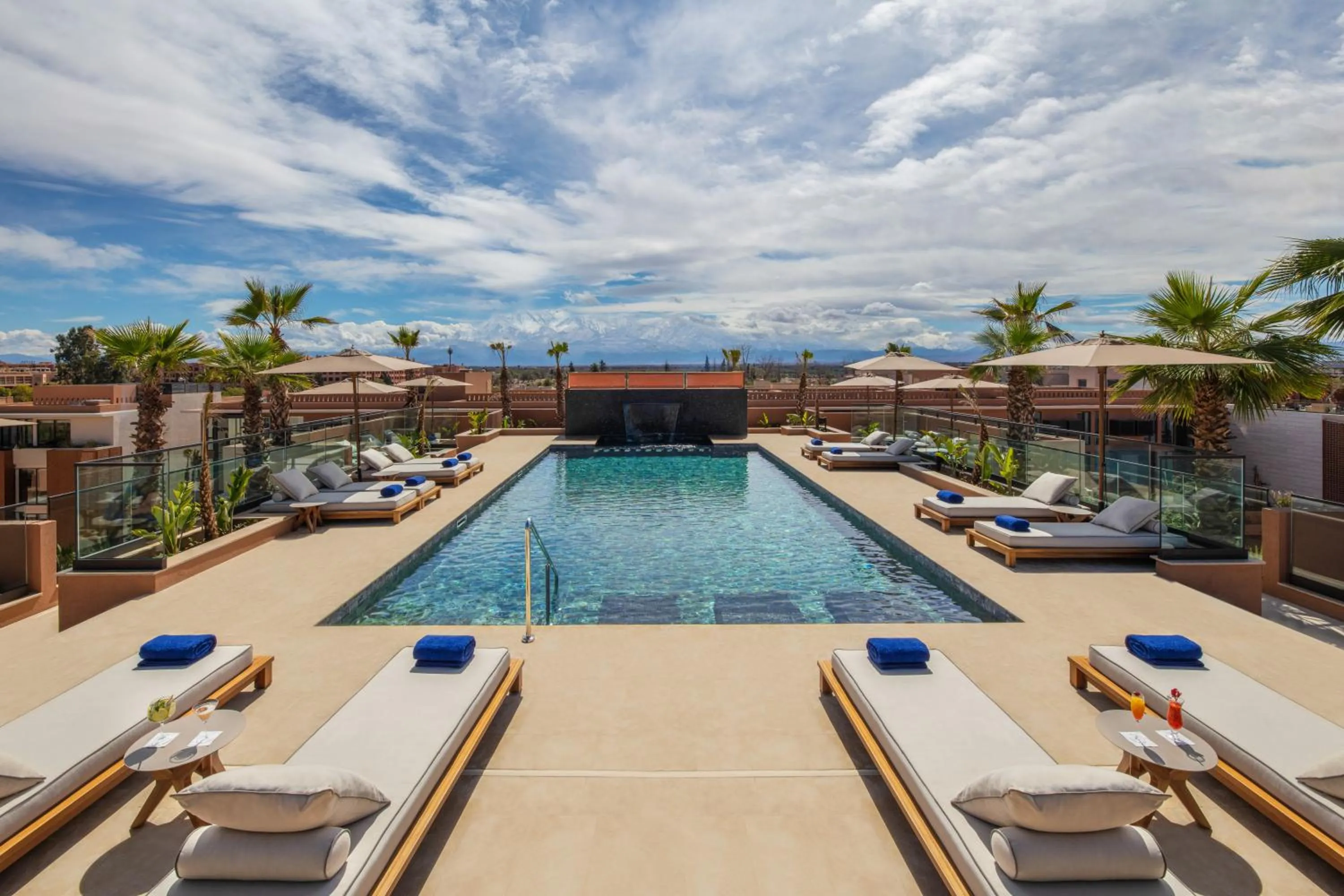 Swimming pool in Pestana CR7 Marrakech