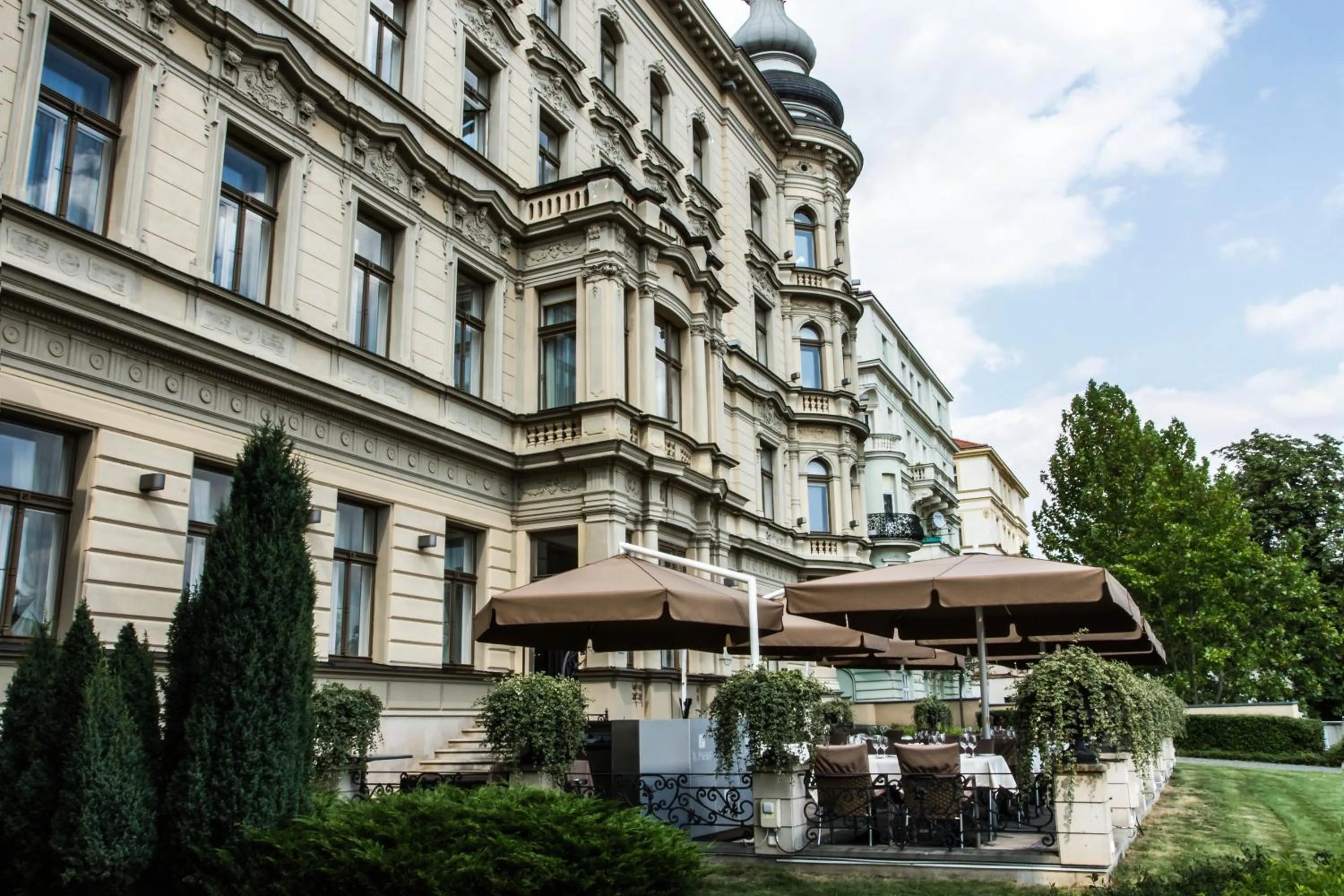 Property building in Le Palais Art Hotel Prague