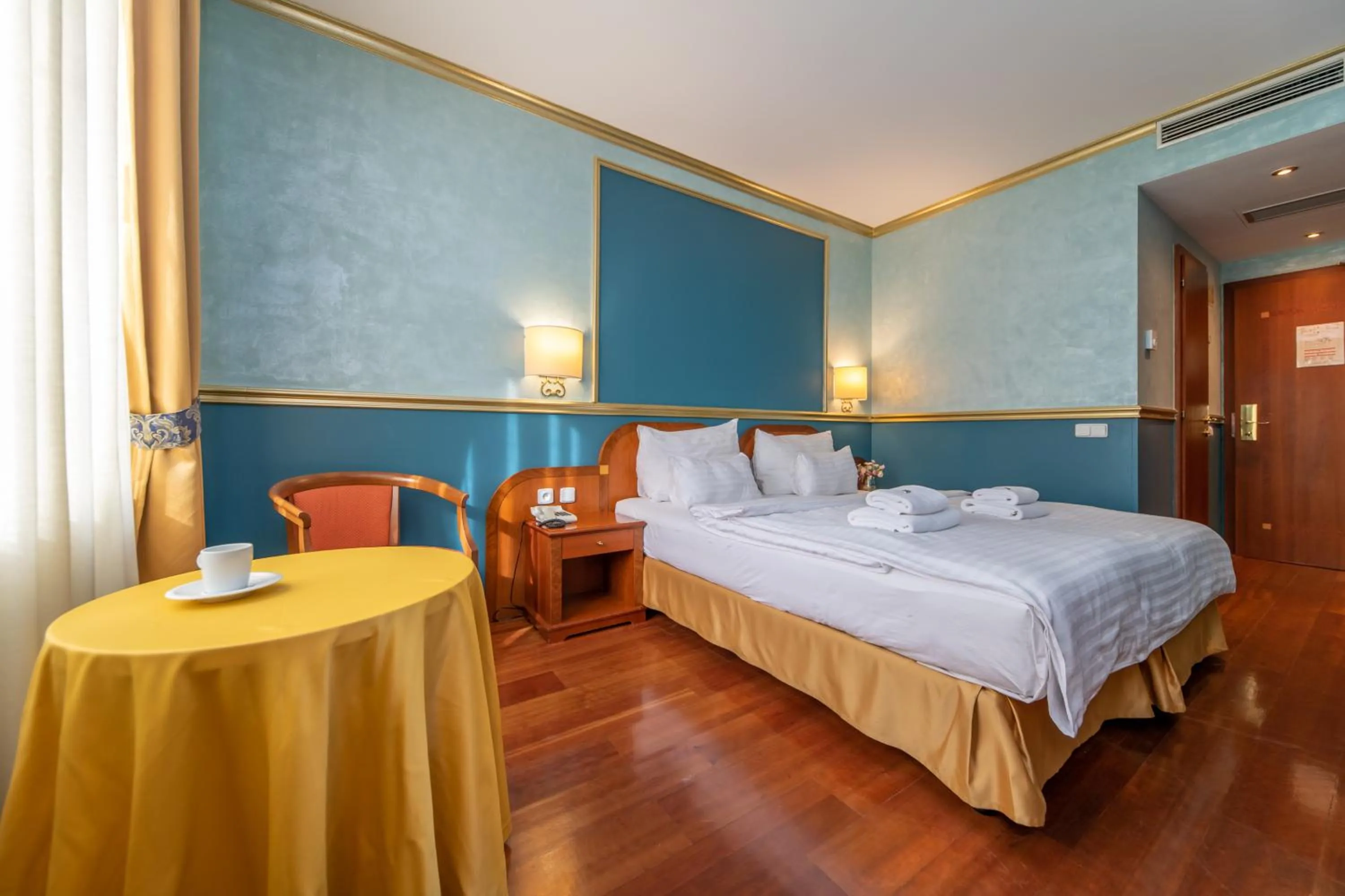 Bed in Hotel Kinsky Fountain