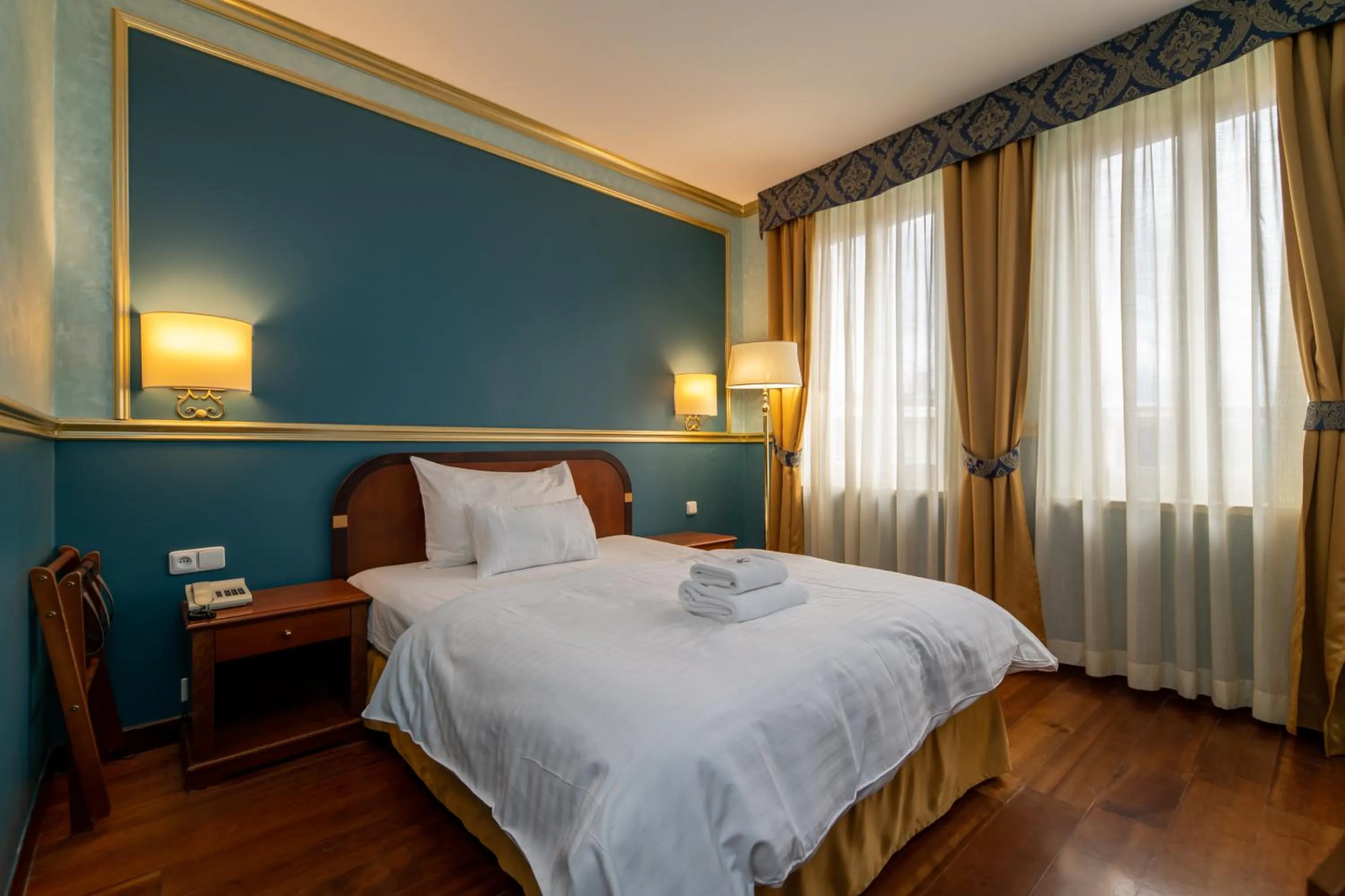 Bed in Hotel Kinsky Fountain