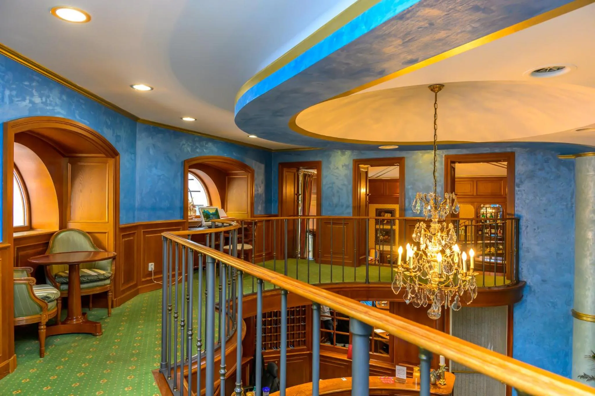 Seating area in Hotel Kinsky Fountain