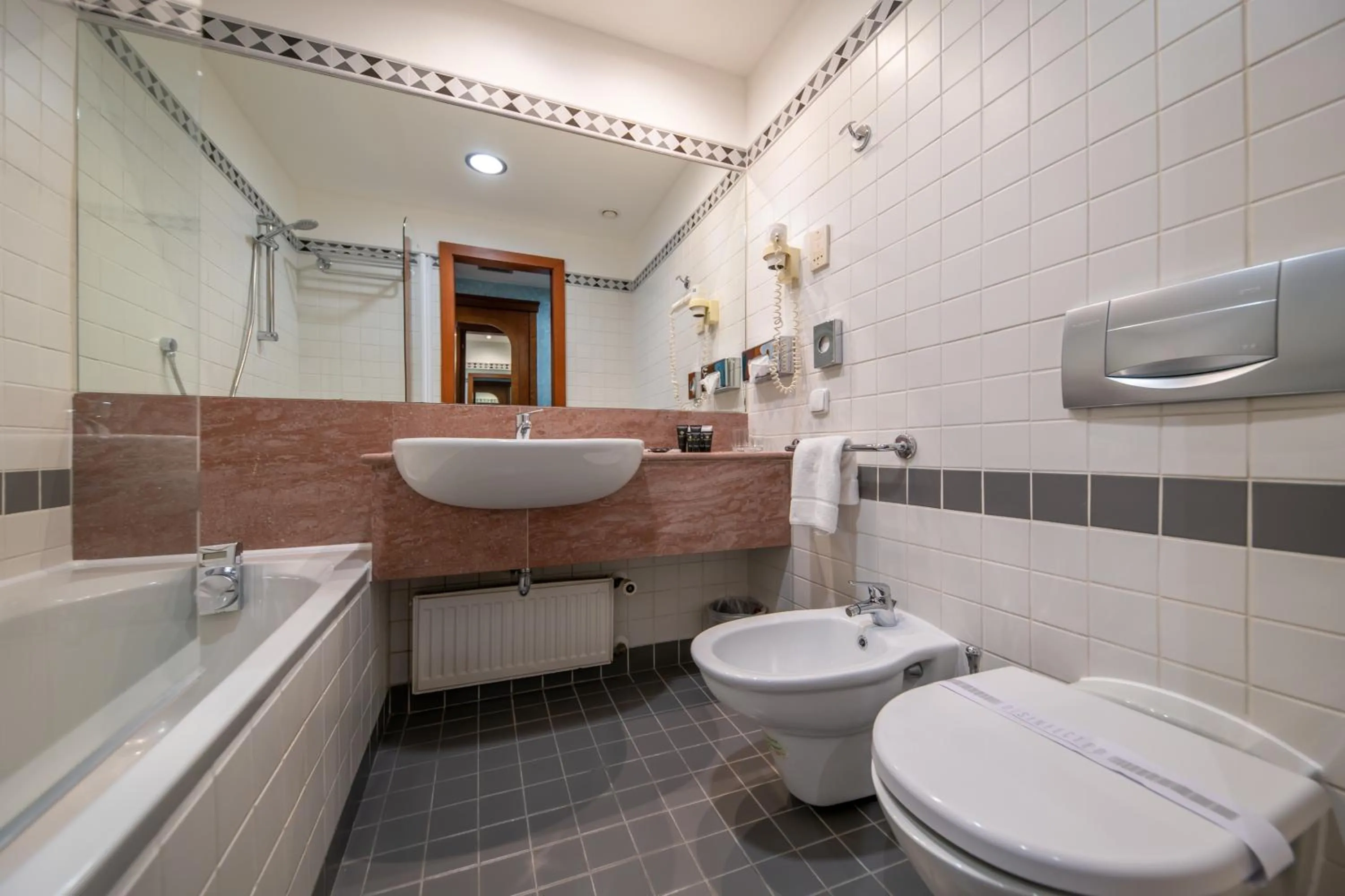 Bathroom in Hotel Kinsky Fountain