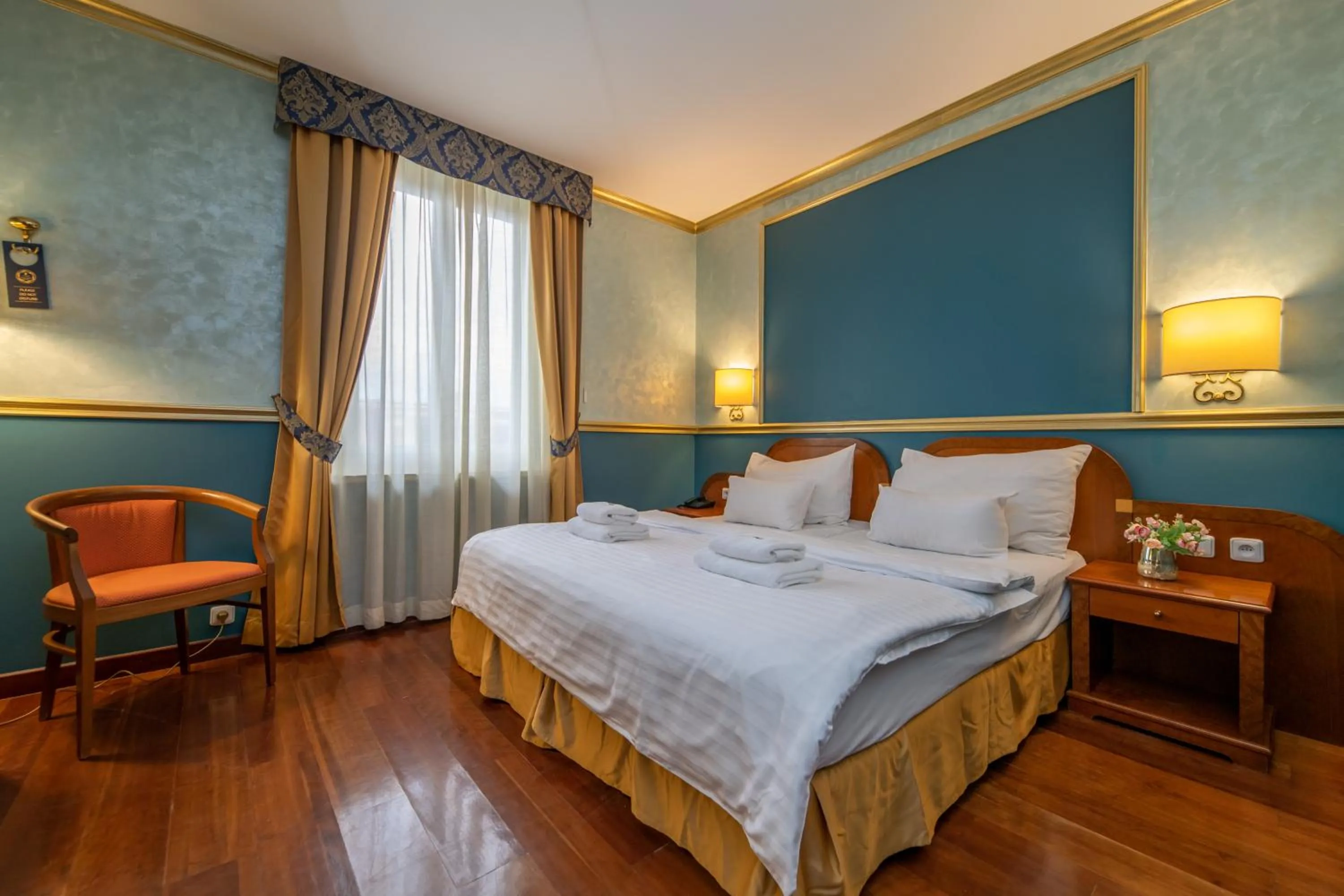 Bed in Hotel Kinsky Fountain