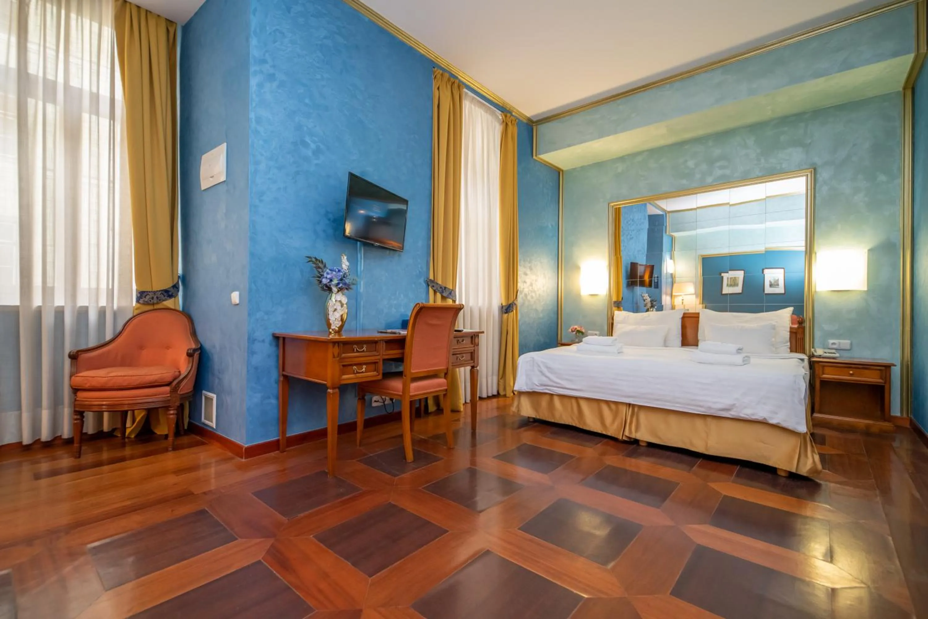 Bed in Hotel Kinsky Fountain