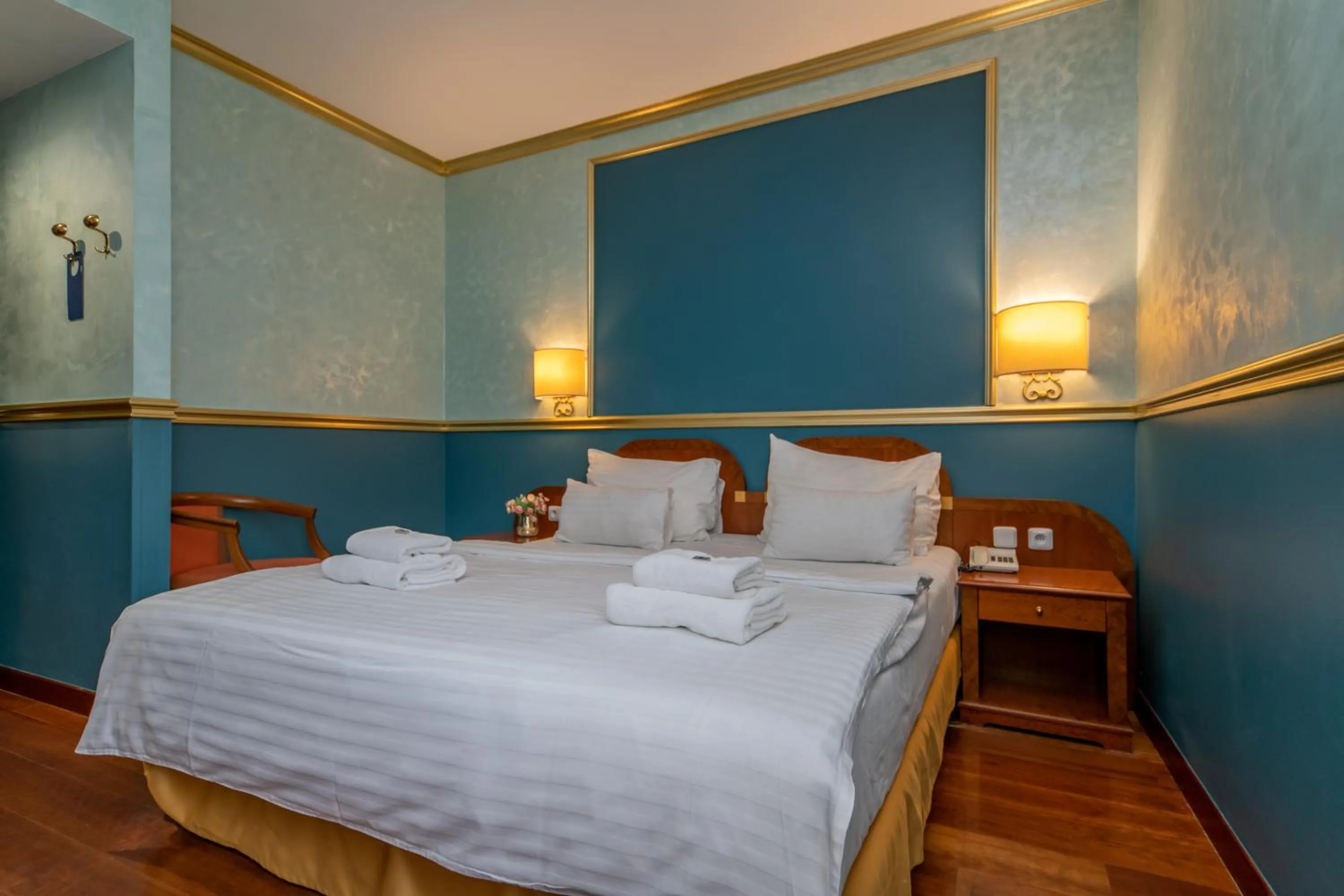 Bed in Hotel Kinsky Fountain