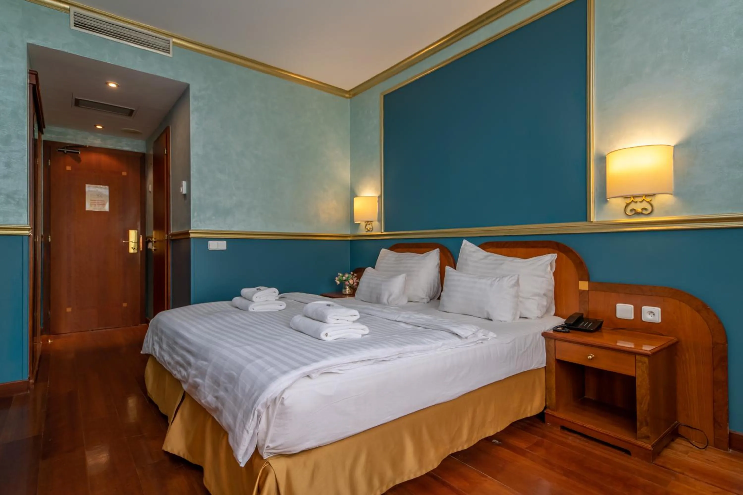 Bed in Hotel Kinsky Fountain