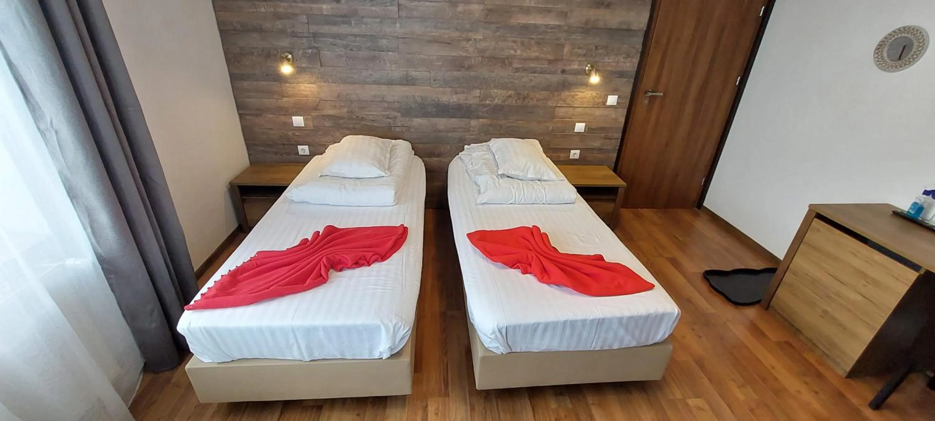 Bed in Pensiunea Riunione