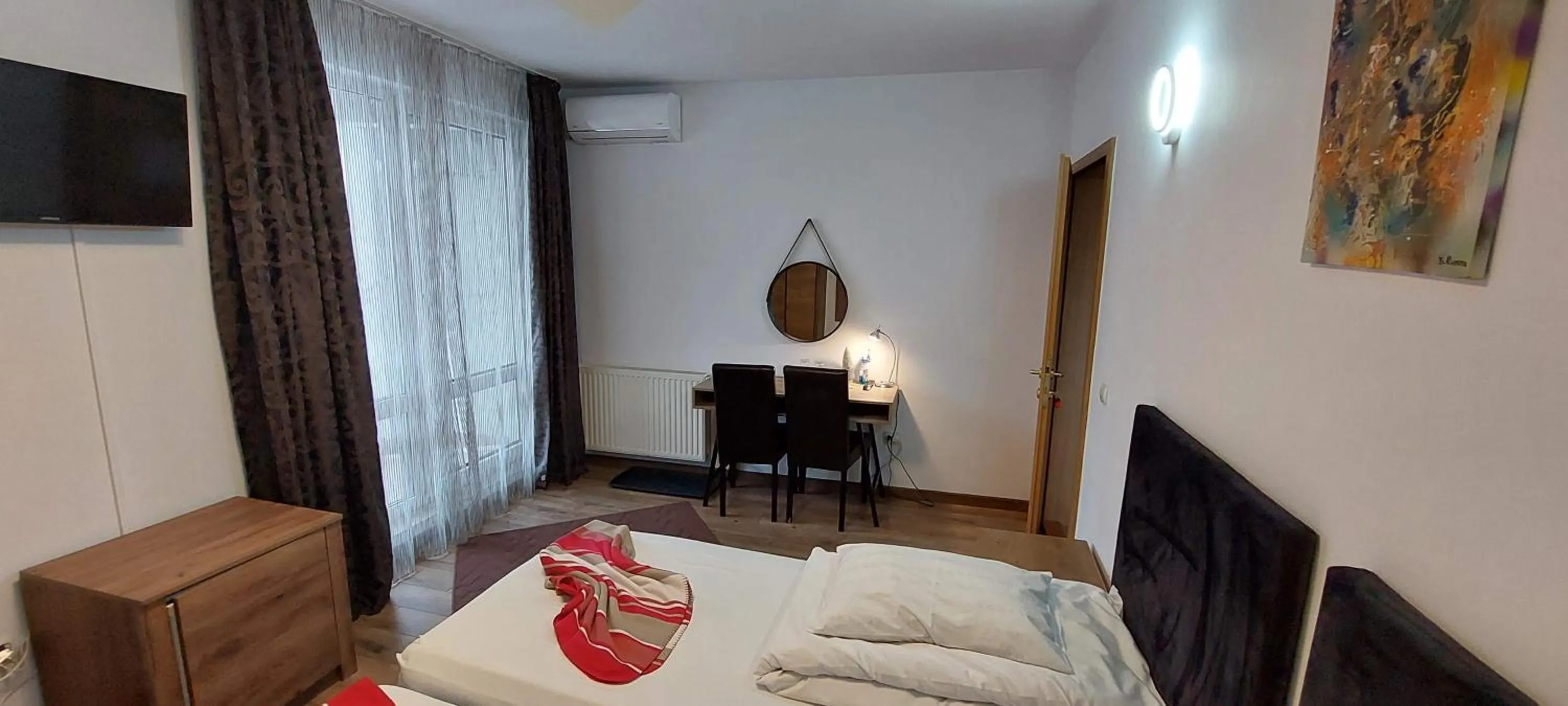 Bed in Pensiunea Riunione