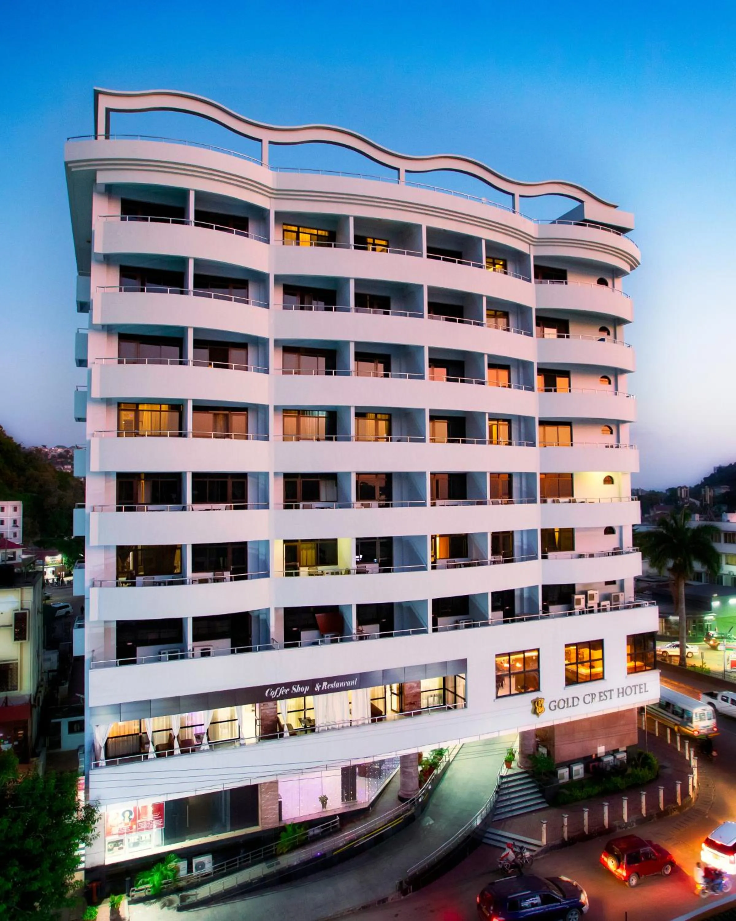 Property building in Gold Crest Hotel