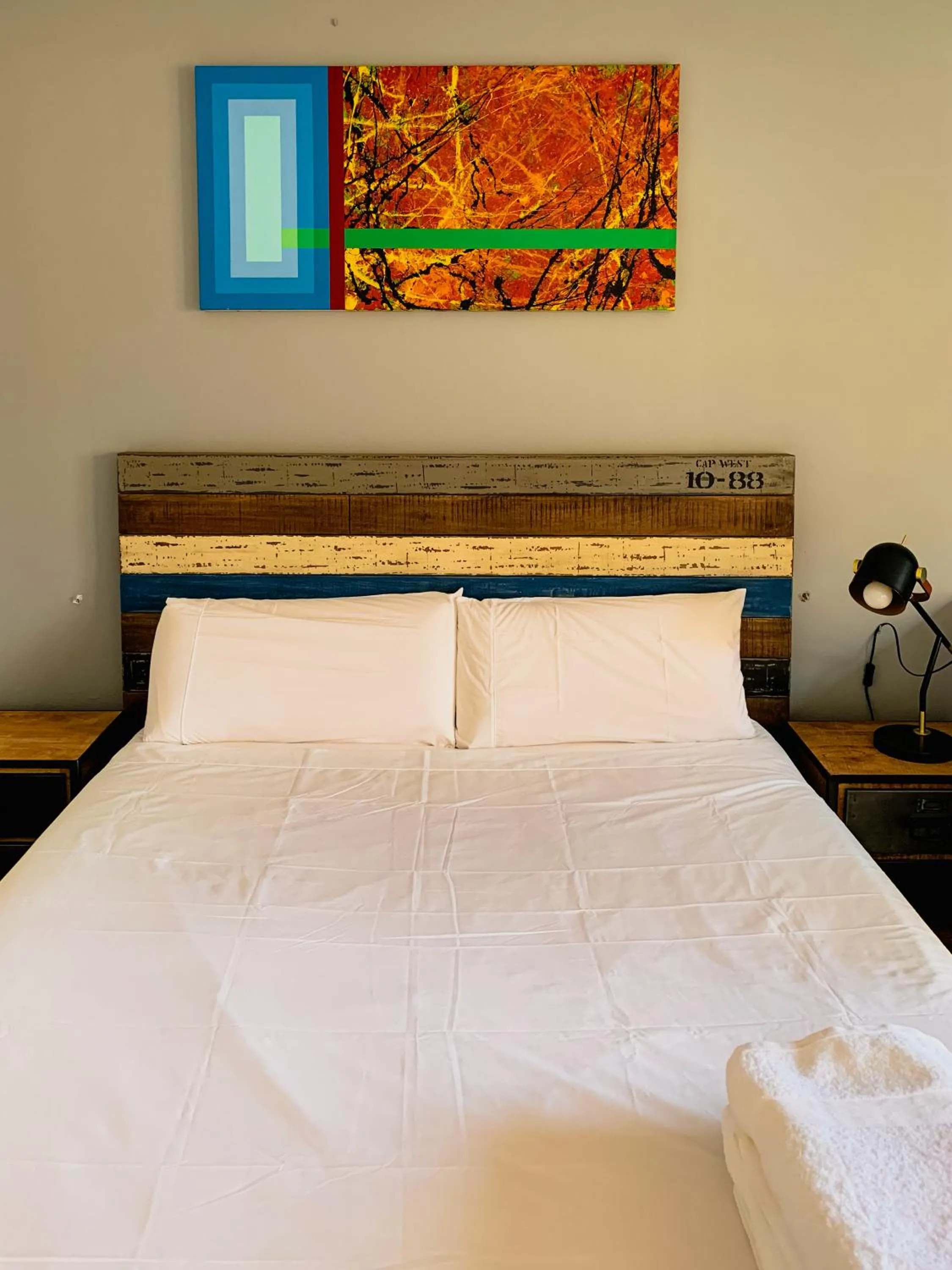 Bed in Incredible 2BR Penthouse with Urban Rooftop Garden