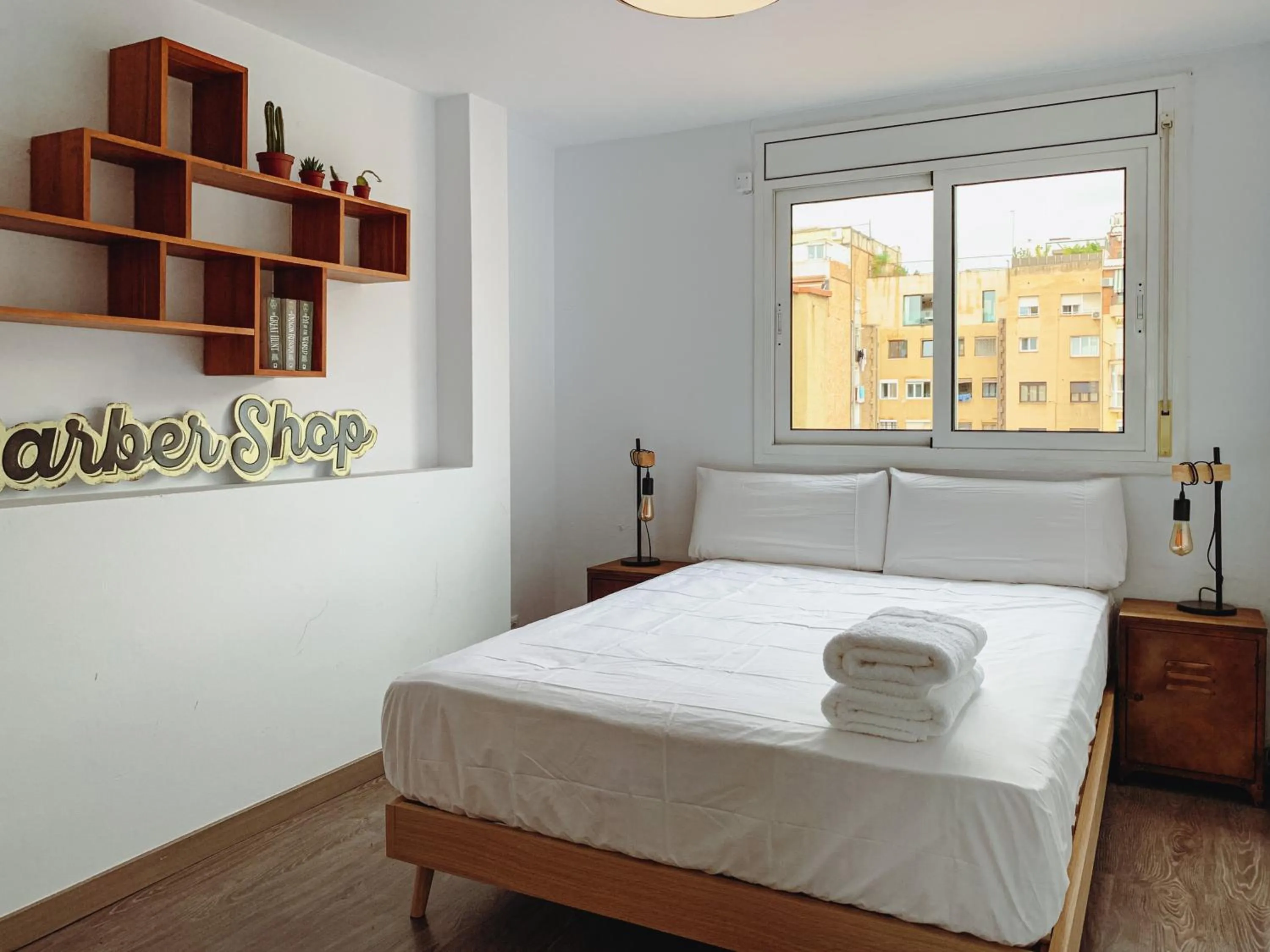 Bed in Incredible 2BR Penthouse with Urban Rooftop Garden