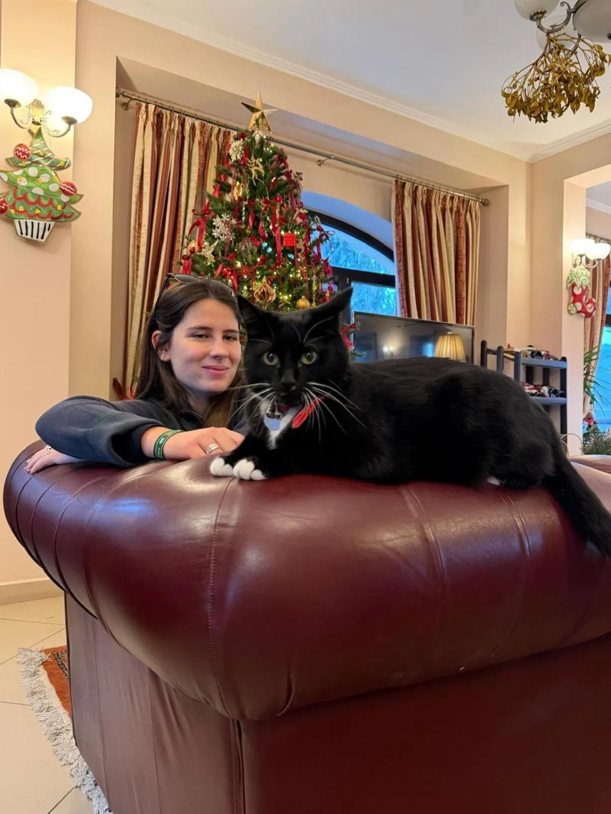 Communal lounge/ TV room in Pensiunea Toscana