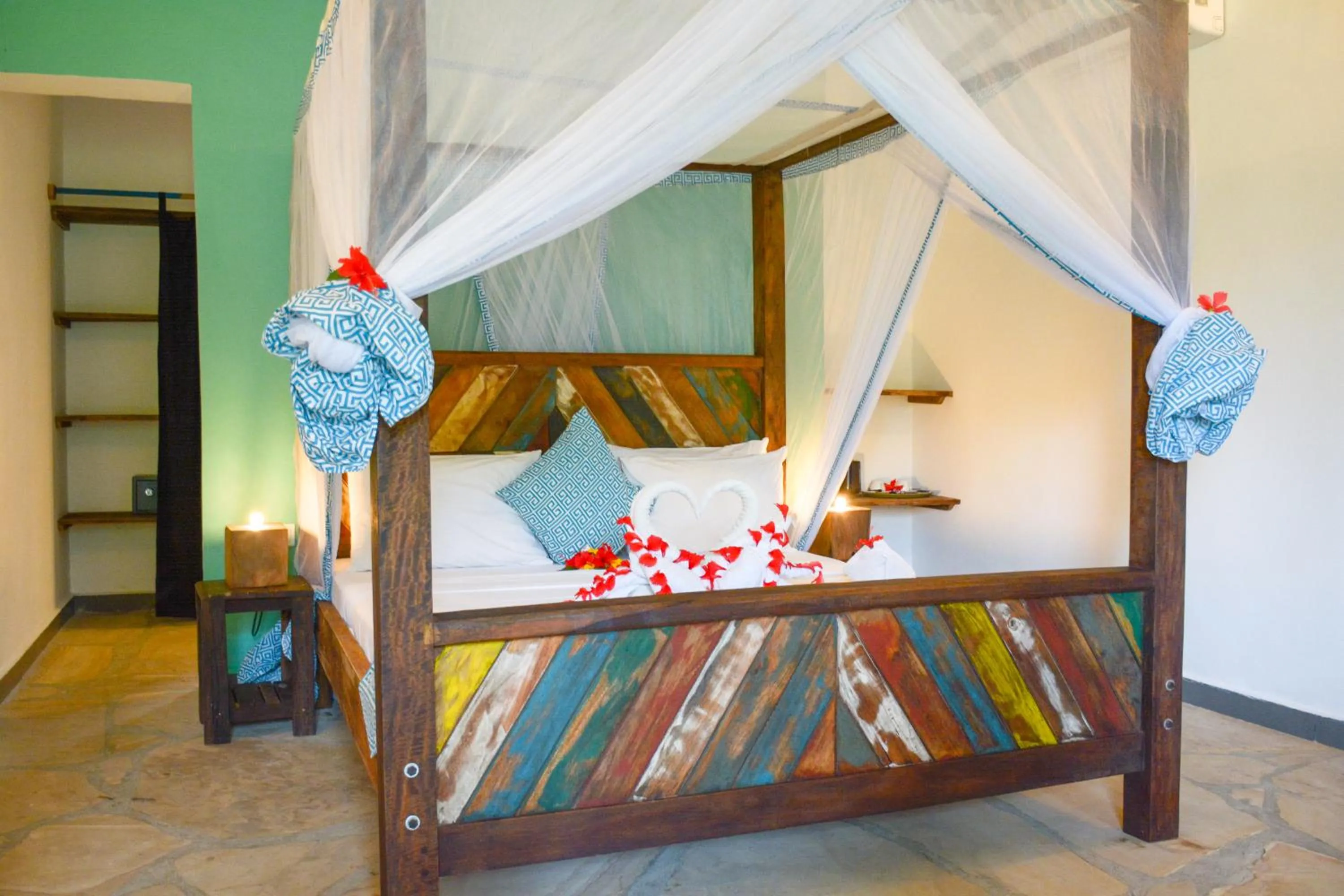Bed in Reef & Beach Resort - Spa Jambiani