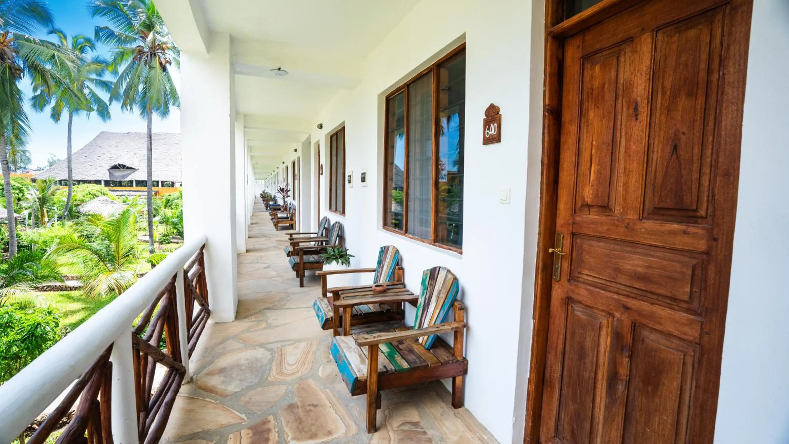 Balcony/Terrace in Reef & Beach Resort - Spa Jambiani