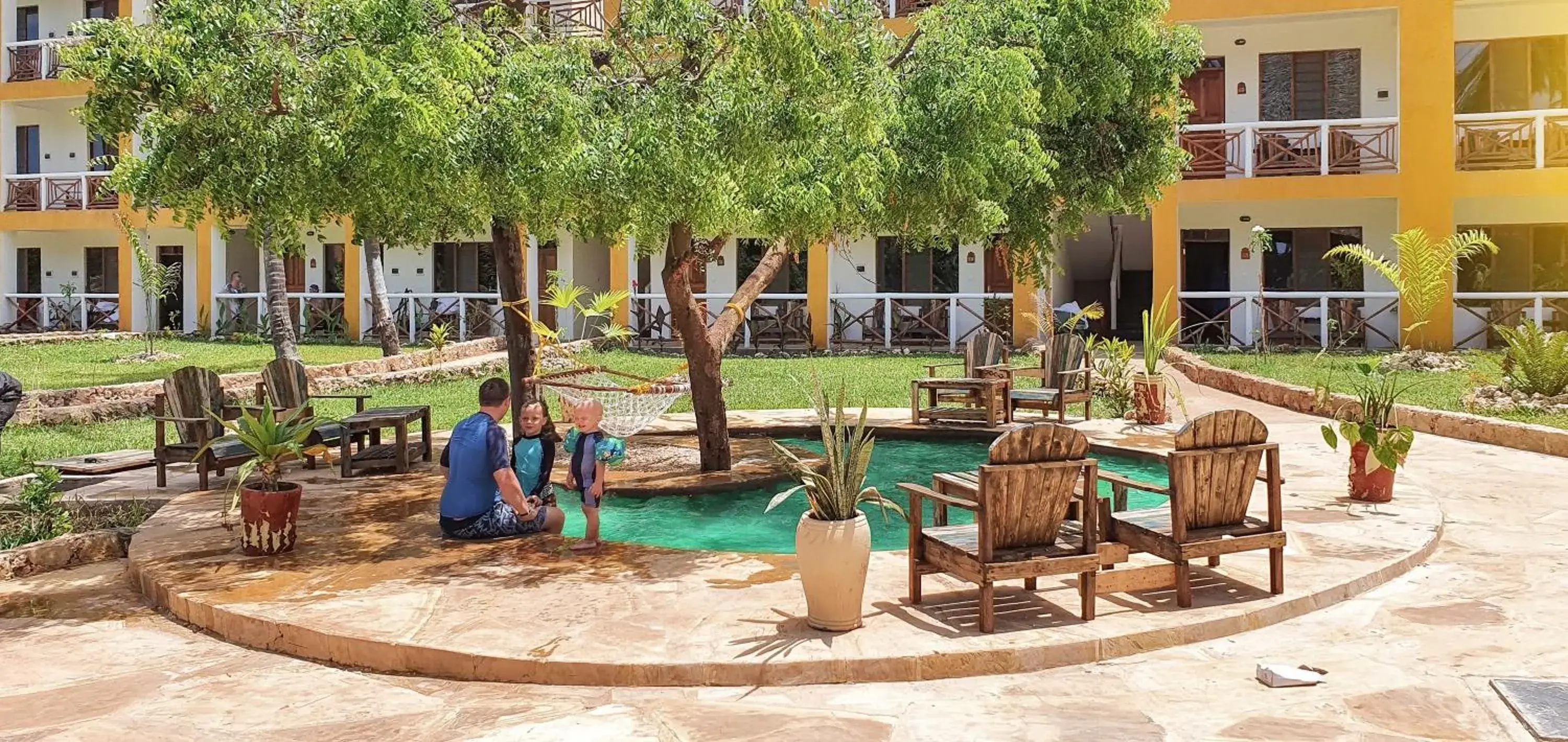 Swimming pool in Reef & Beach Resort - Spa Jambiani Swimming pool in Reef & Beach Resort - Spa Jambiani