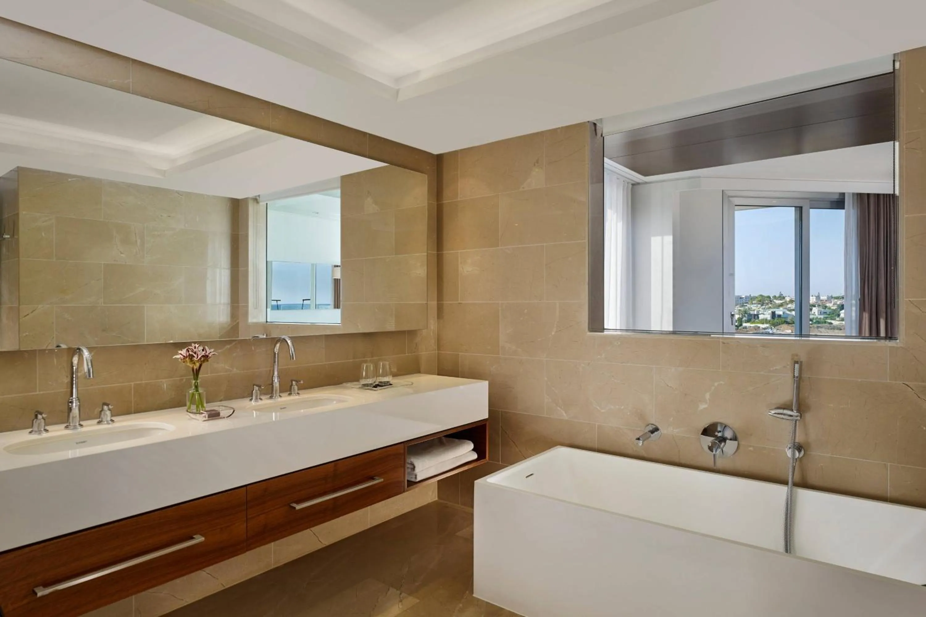 Bathroom in The Ritz-Carlton, Herzliya