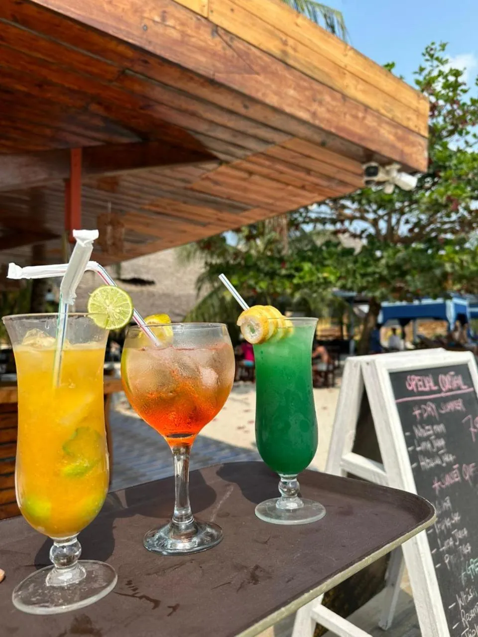 Drinks in Sunset Kendwa Beach Hotel