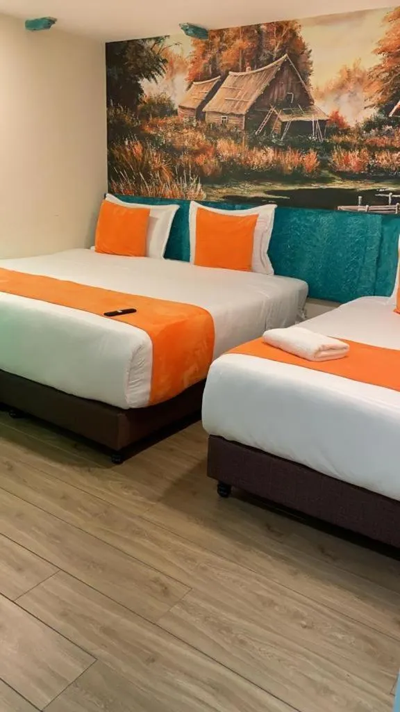 Bed in Hotel Casa Antigua