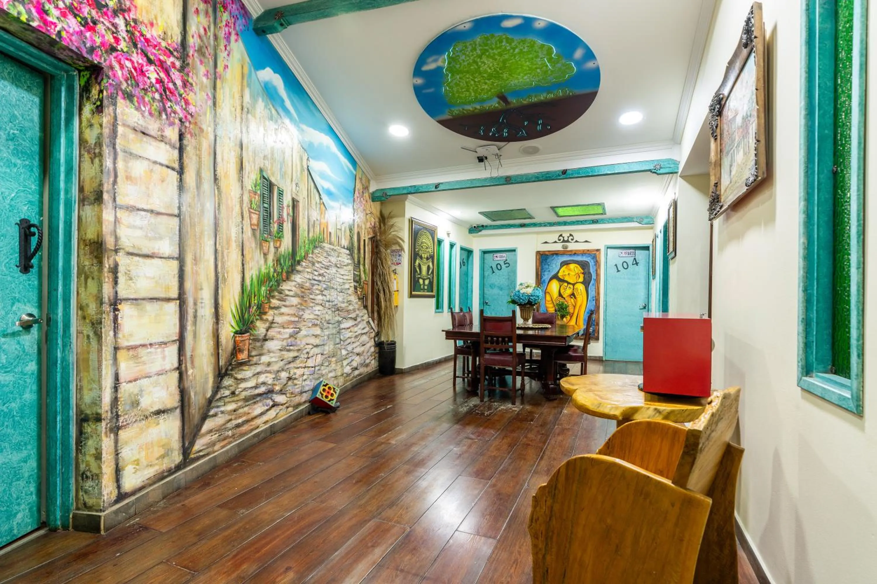 Seating area in Hotel Casa Antigua