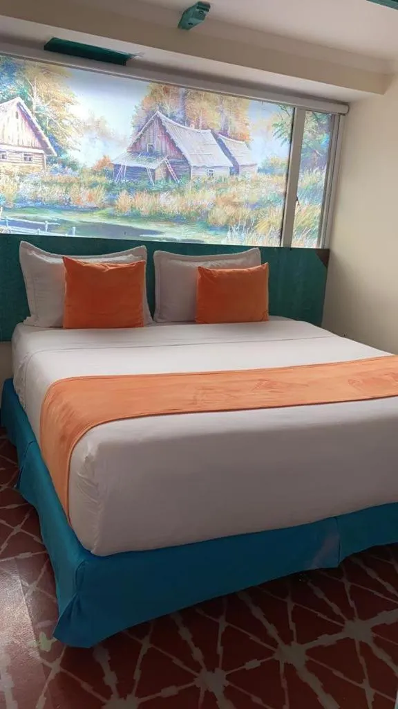 Bed in Hotel Casa Antigua