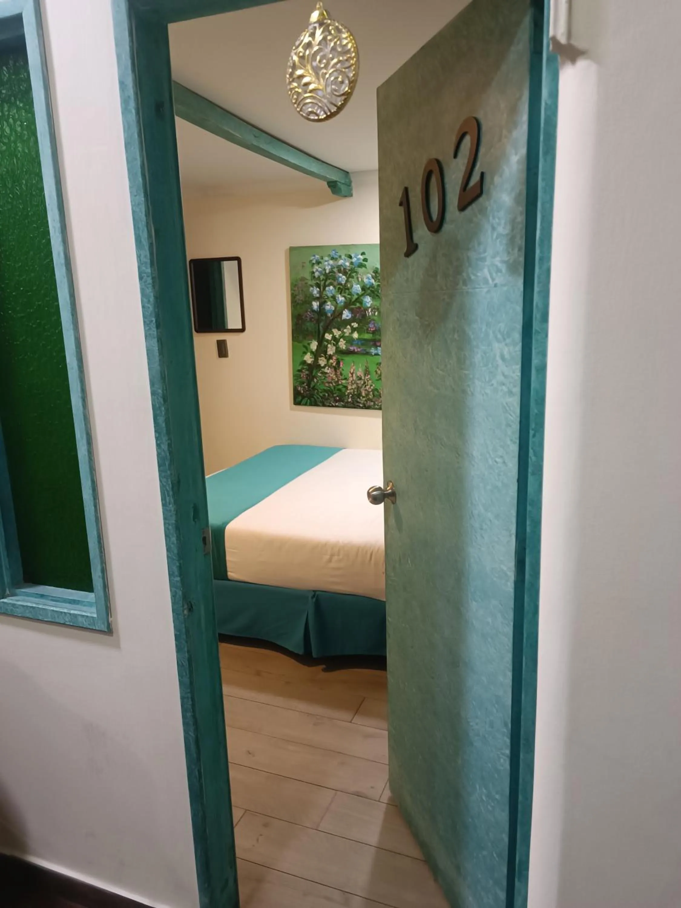 Bed in Hotel Casa Antigua