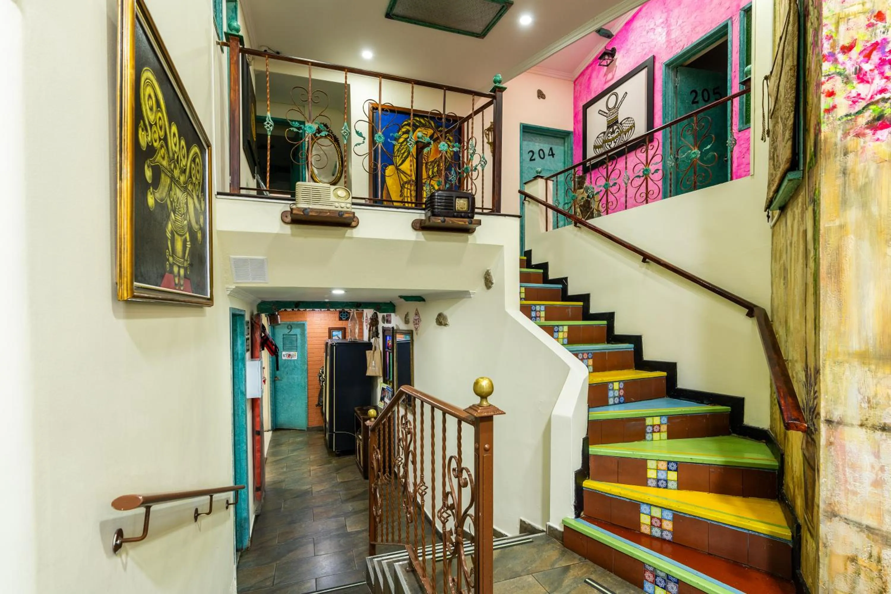 Communal kitchen in Hotel Casa Antigua