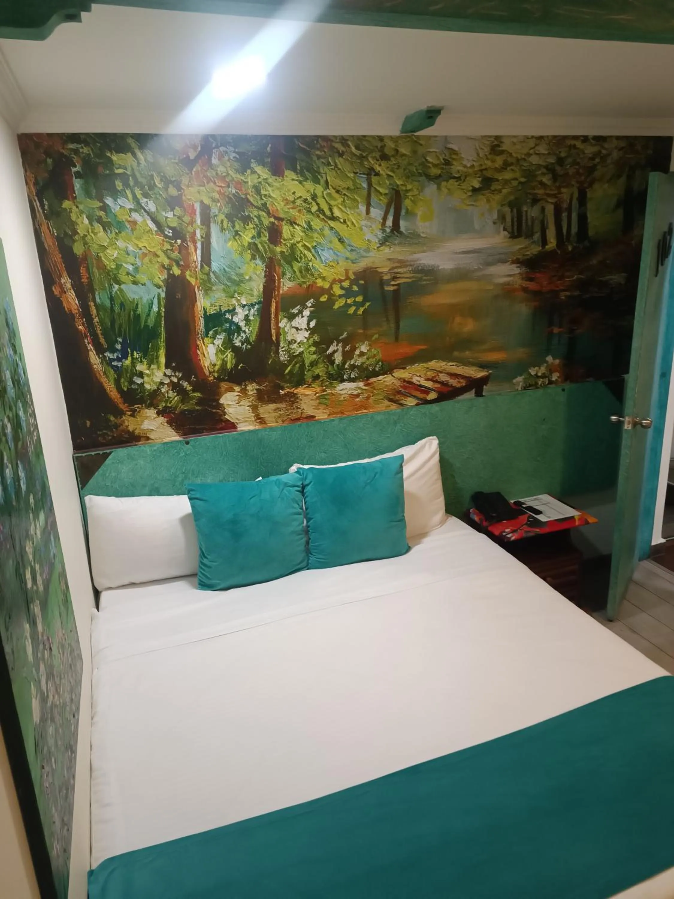 Bed in Hotel Casa Antigua