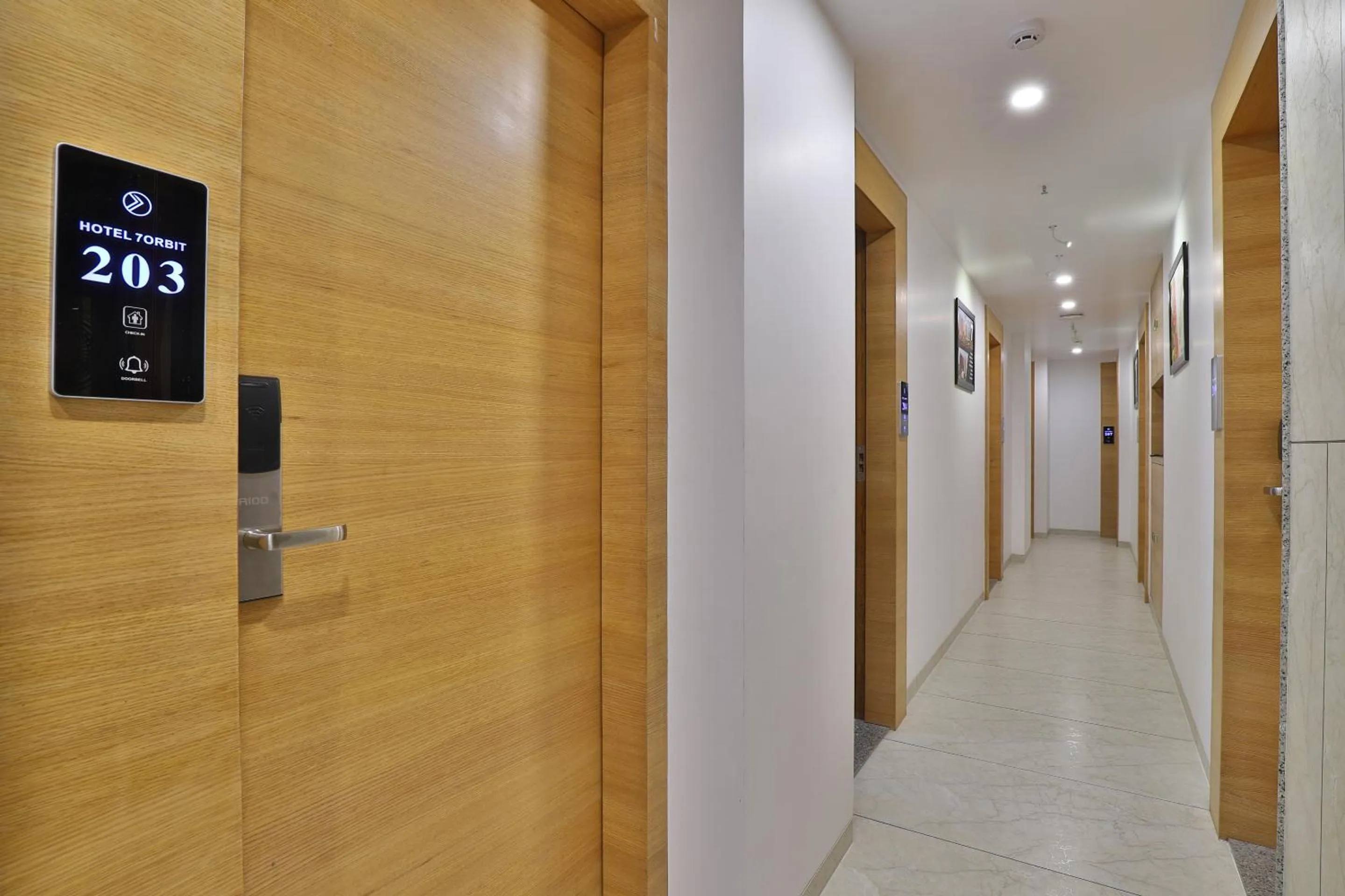 Facade/entrance in 7 Orbit Hotel, Surat