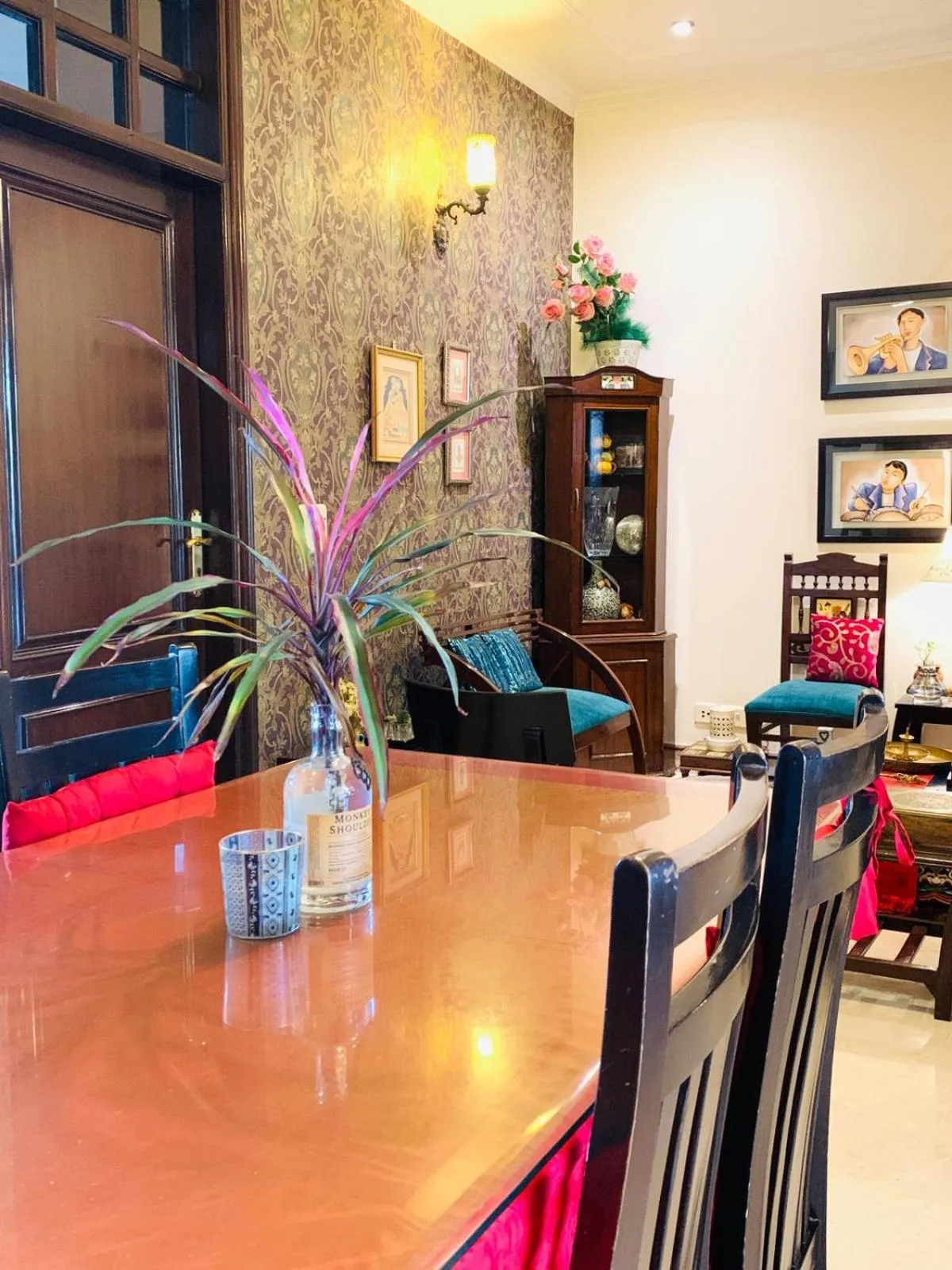 Seating area in Vandana's Bed and breakfast