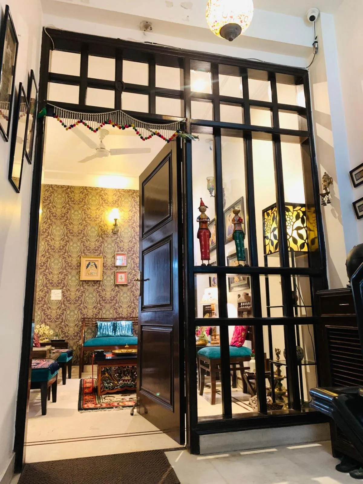 Seating area in Vandana's Bed and breakfast