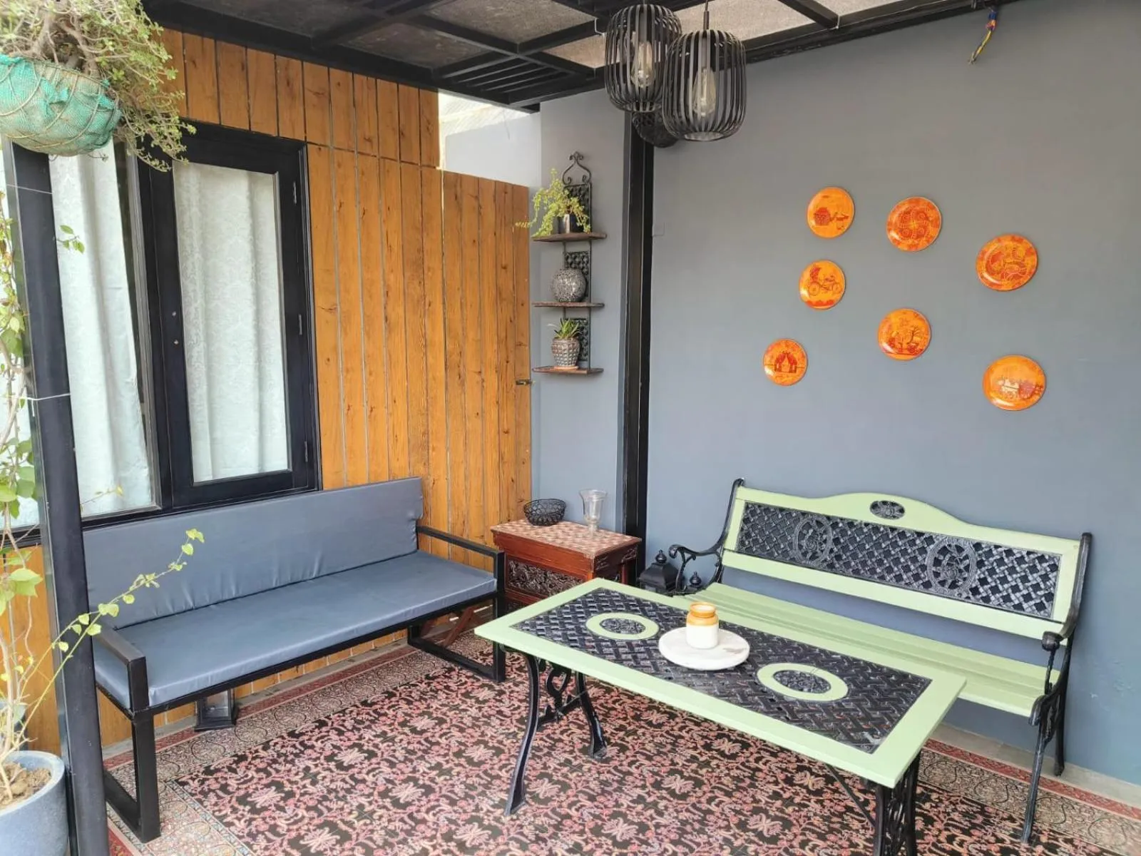Seating area in Vandana's Bed and breakfast
