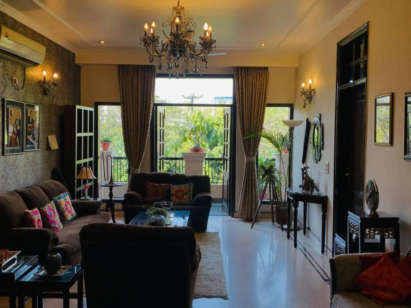 Living room in Vandana's Bed and breakfast Living room in Vandana's Bed and breakfast