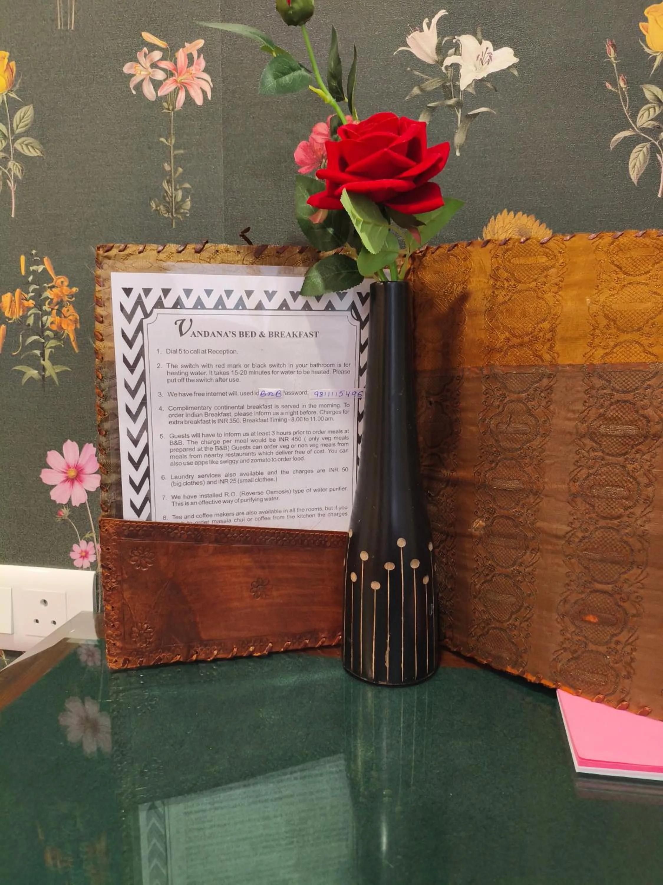 Bedroom in Vandana's Bed and breakfast