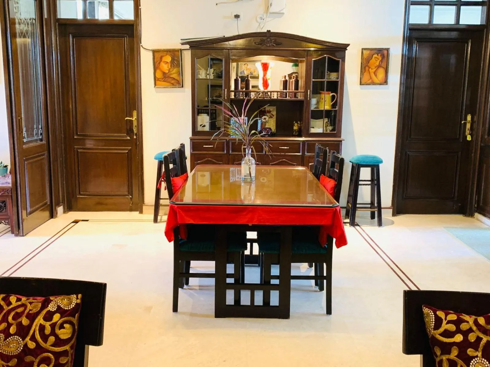Dining area in Vandana's Bed and breakfast