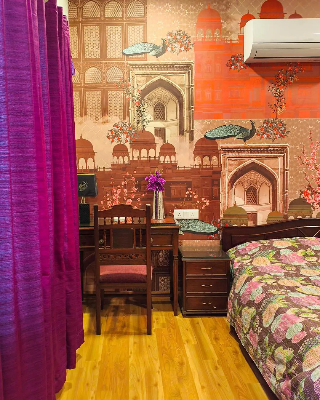 Bedroom, Bed in Vandana's Bed and breakfast