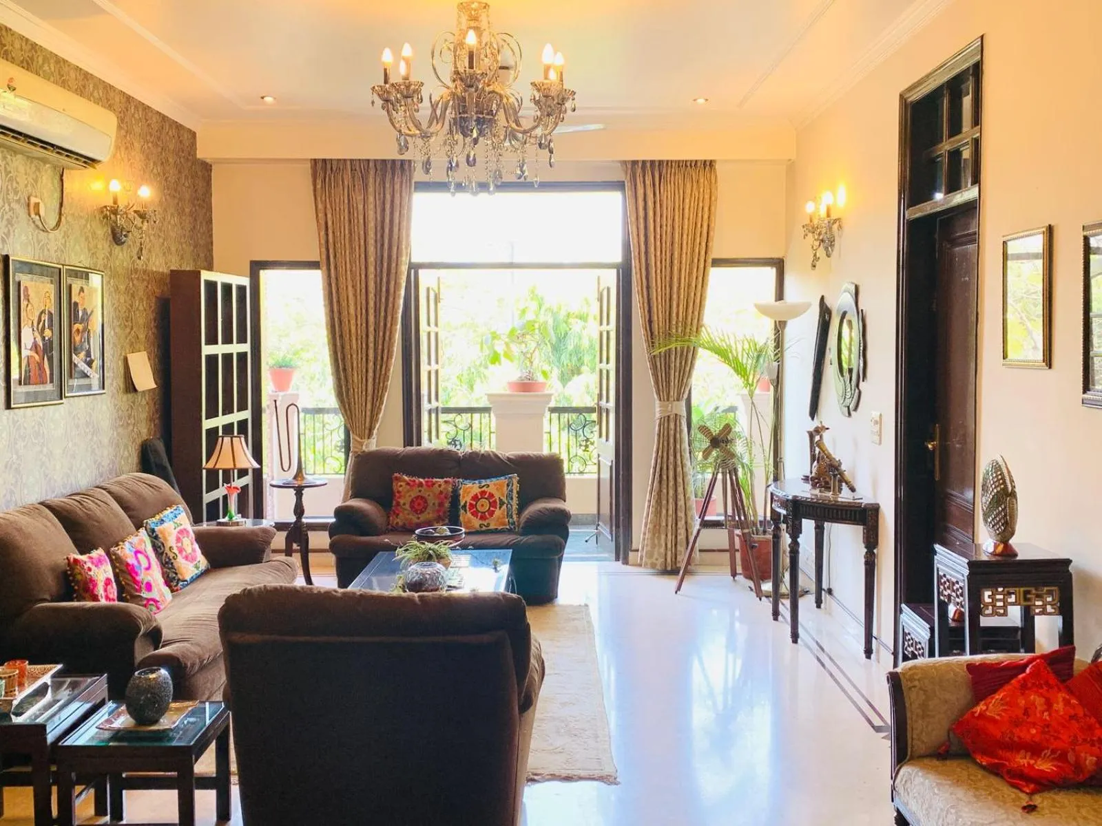 Seating area in Vandana's Bed and breakfast