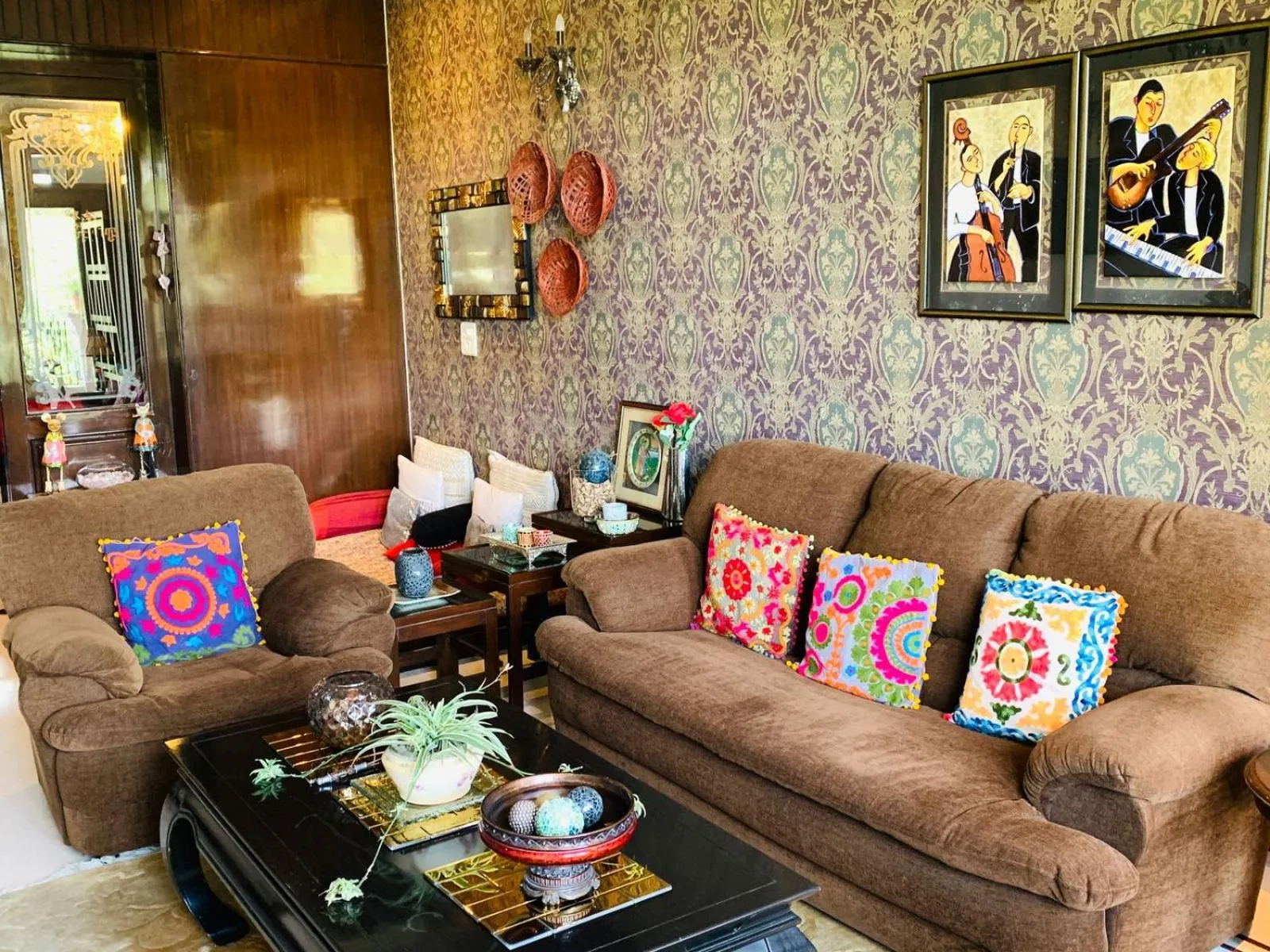 Living room in Vandana's Bed and breakfast