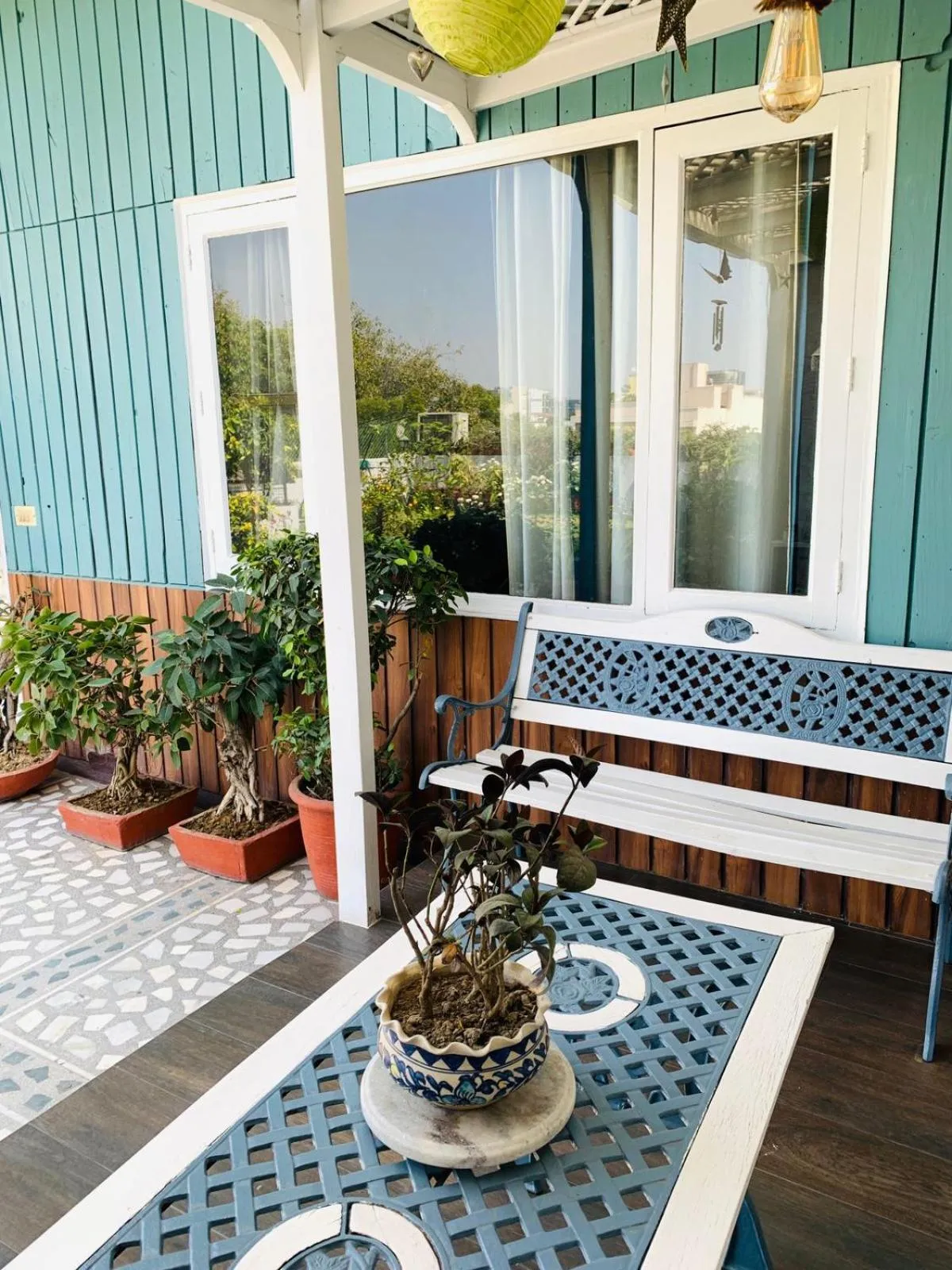 Garden in Vandana's Bed and breakfast