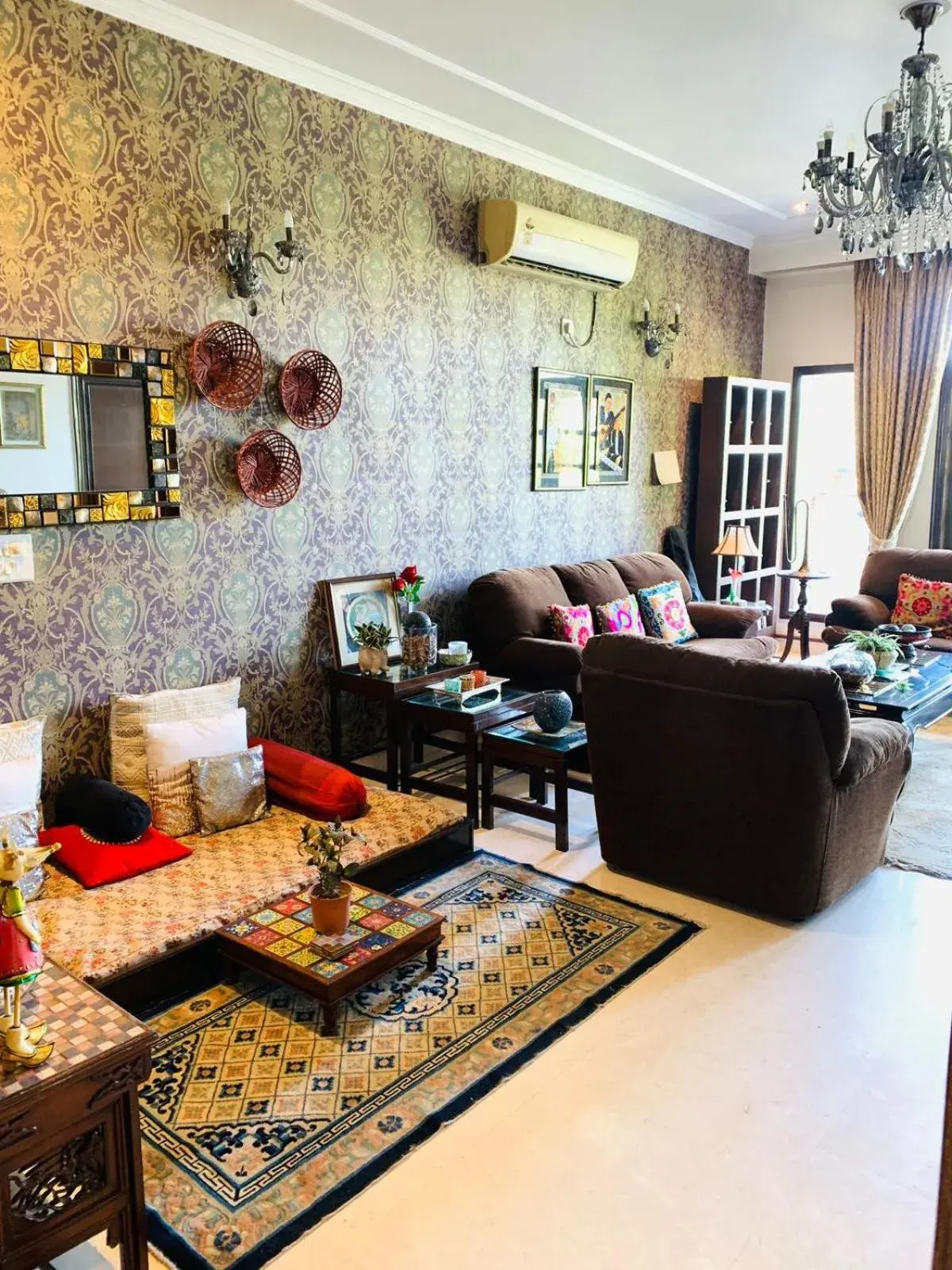 Living room in Vandana's Bed and breakfast Living room in Vandana's Bed and breakfast