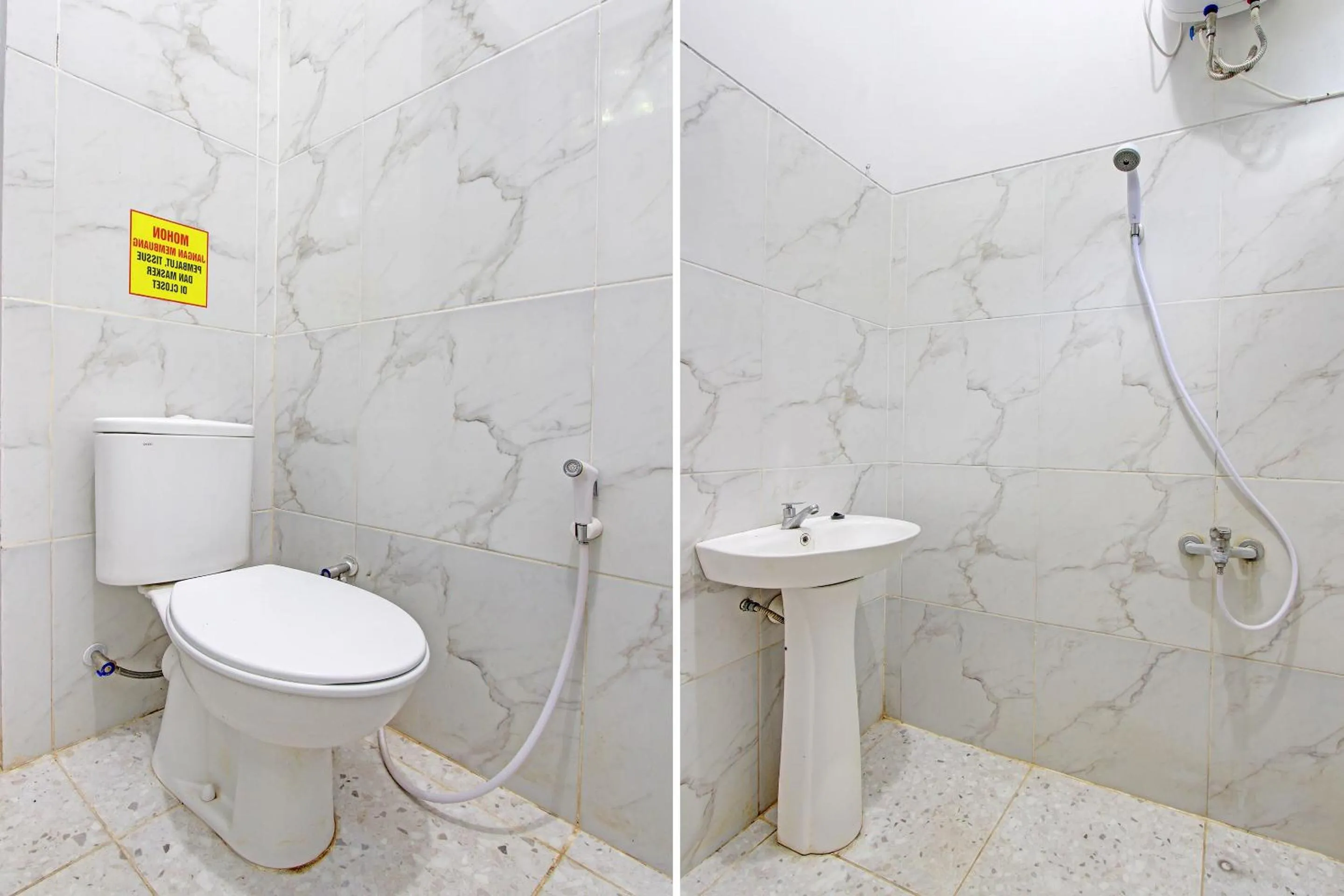 Bathroom in OYO Life 92686 Lanaya Guesthouse Syariah