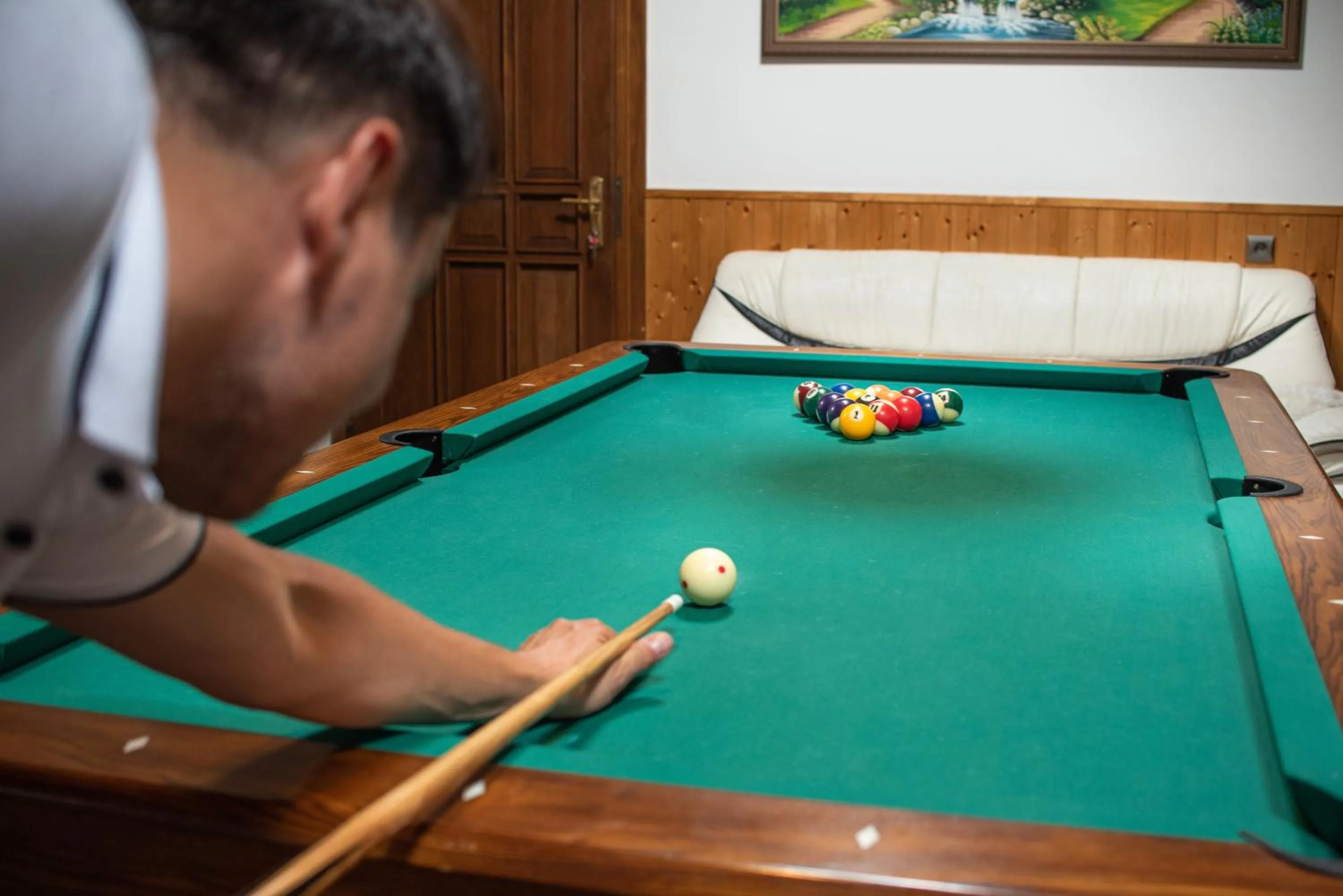 Game Room in Hotel Jelinek