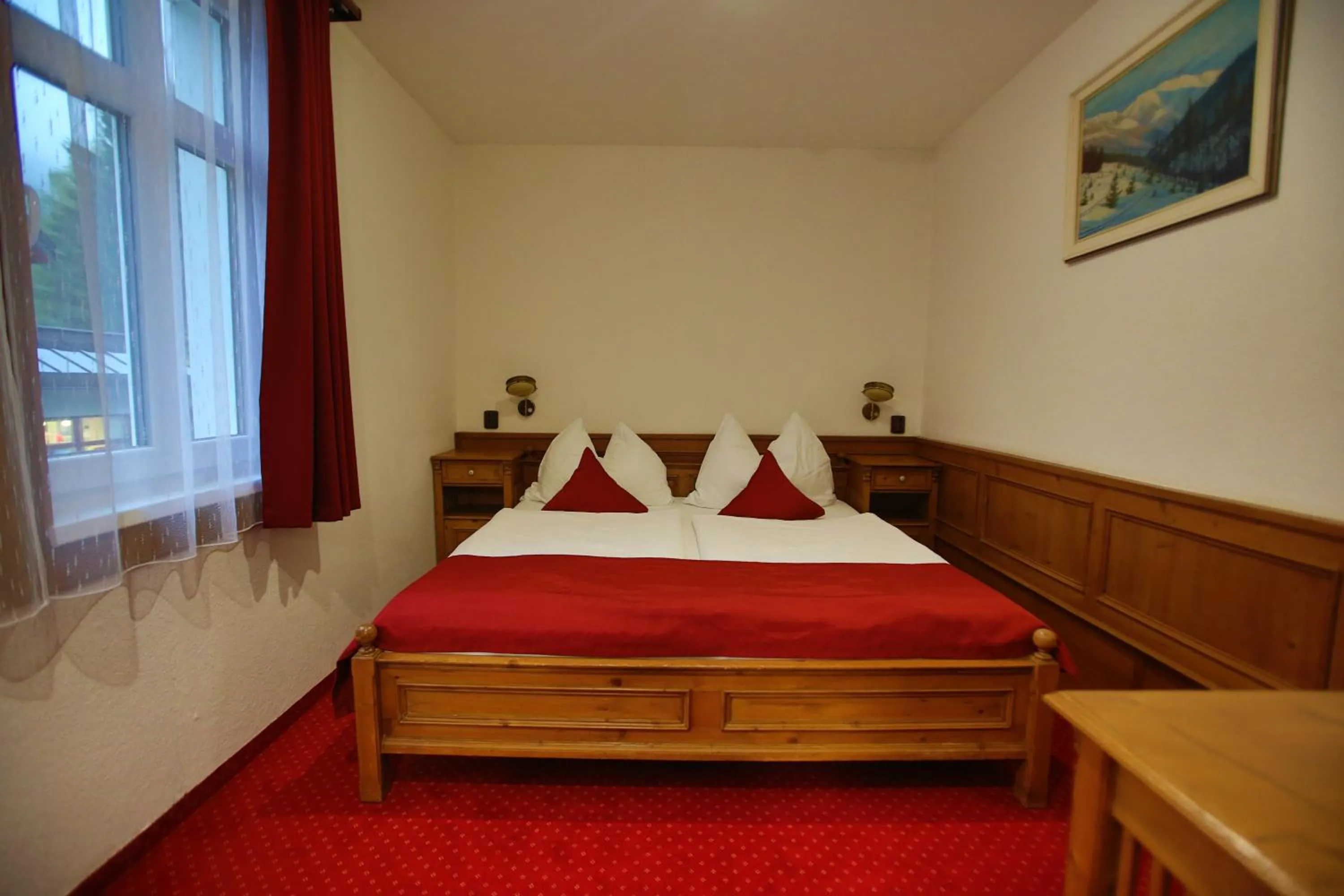 Bed in Hotel Jelinek