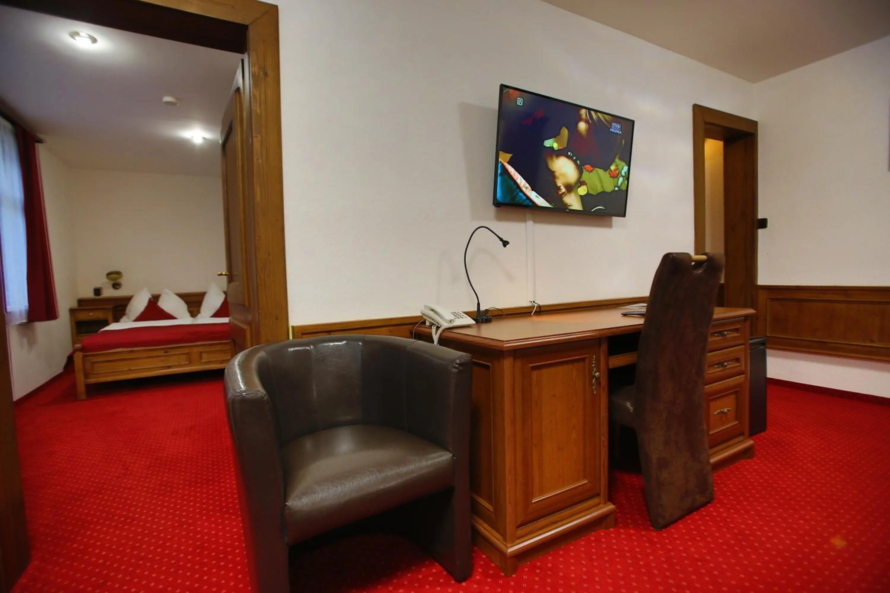 TV and multimedia in Hotel Jelinek