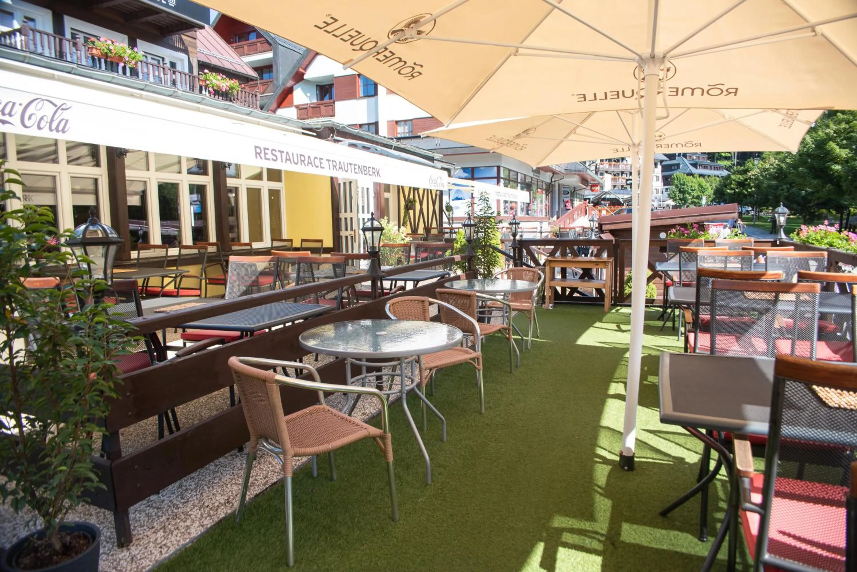 Patio in Hotel Jelinek