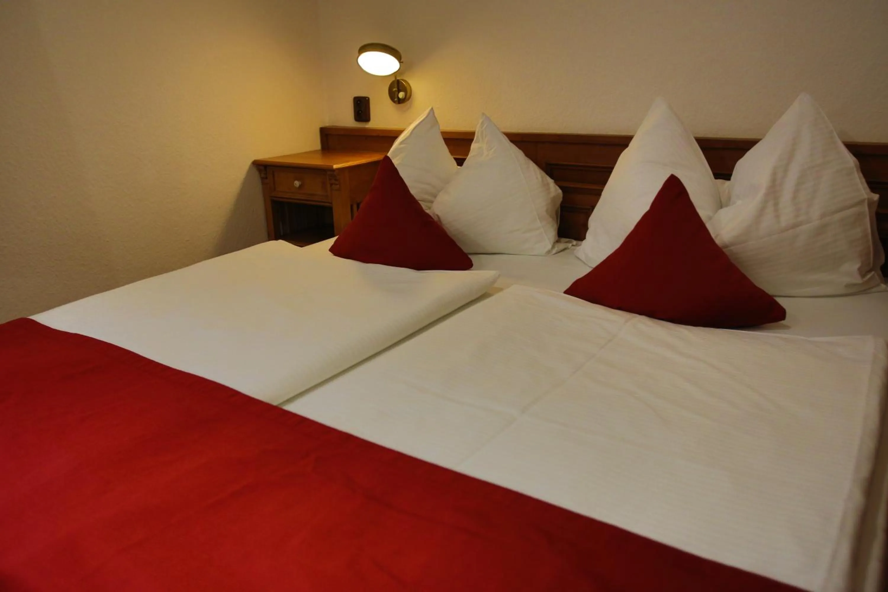 Bed in Hotel Jelinek