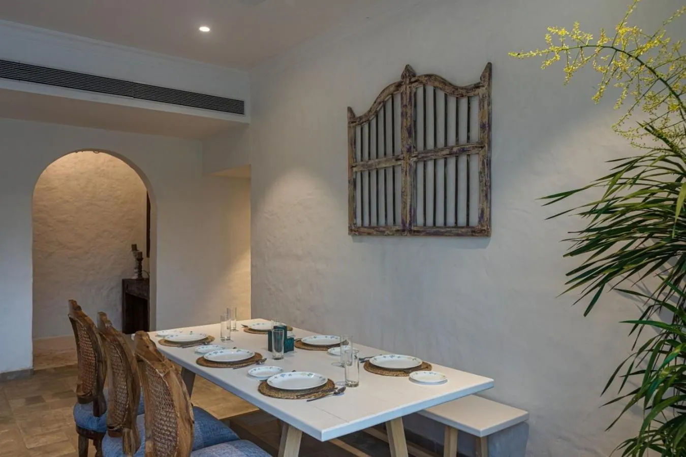 SaffronStays Kairos Athena, Karjat - Greek style pool villa near Camp Max