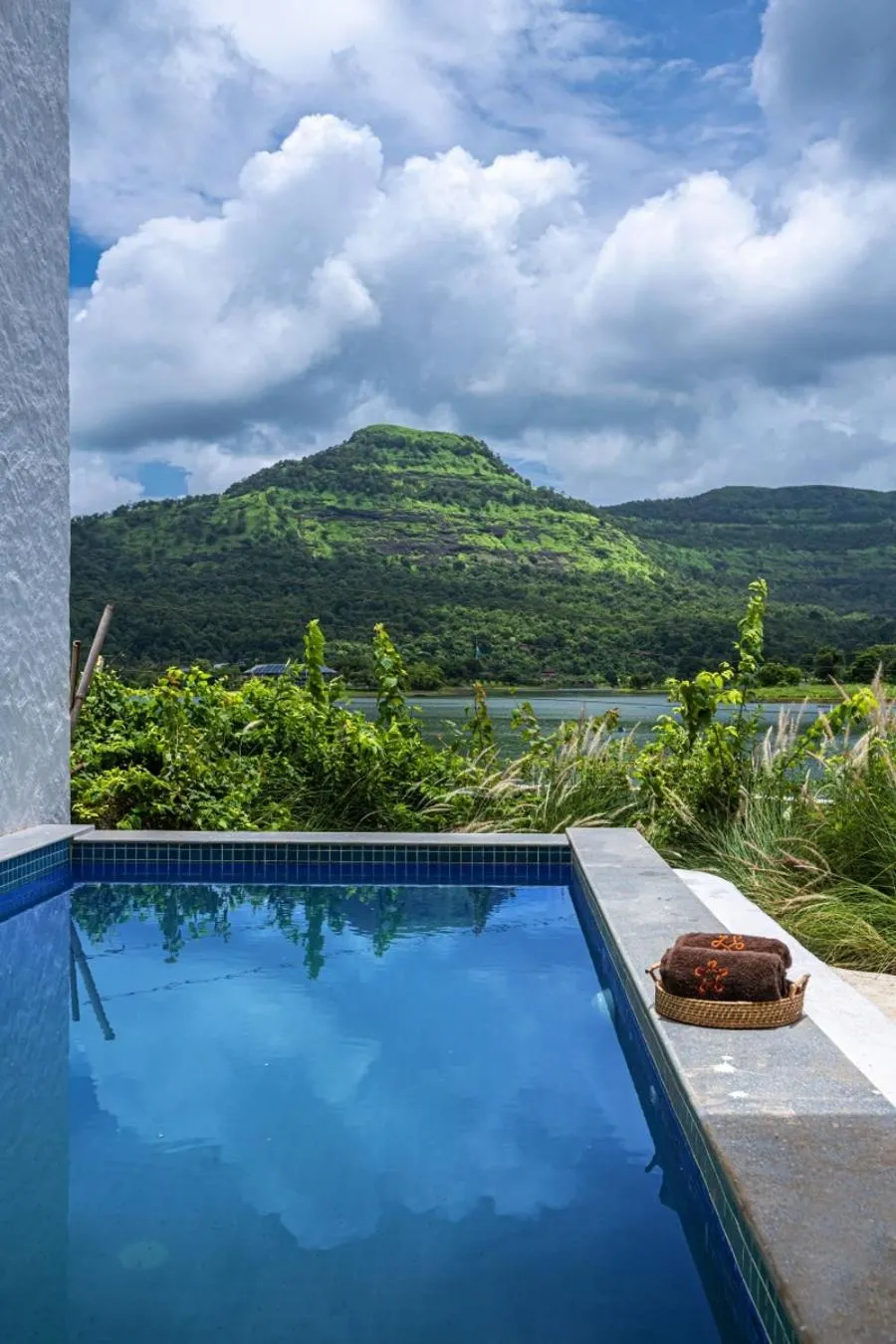 SaffronStays Kairos Athena, Karjat - Greek style pool villa near Camp Max