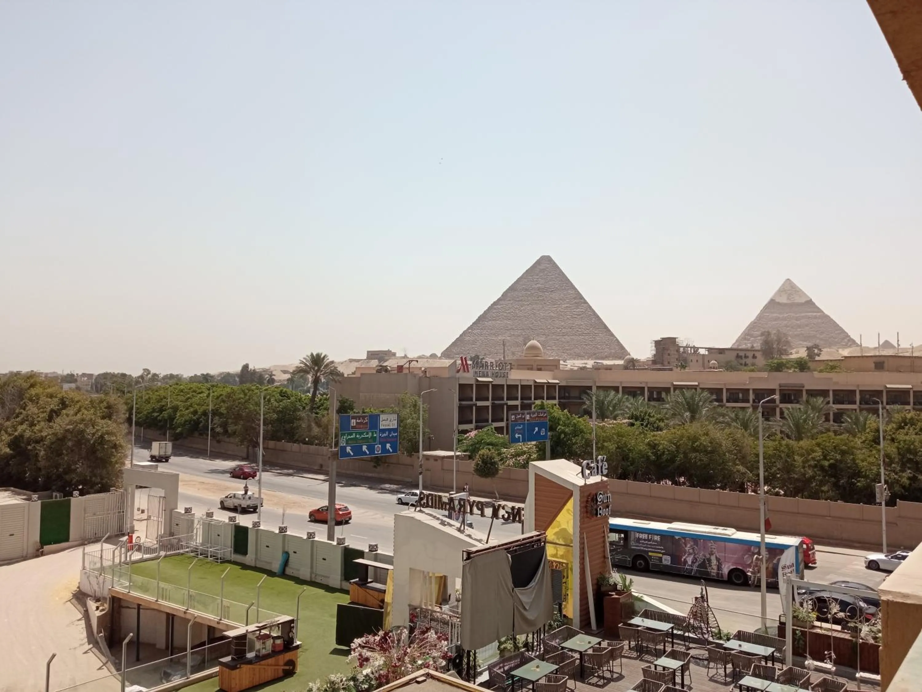 Landmark view in Regency Pyramids Hotel